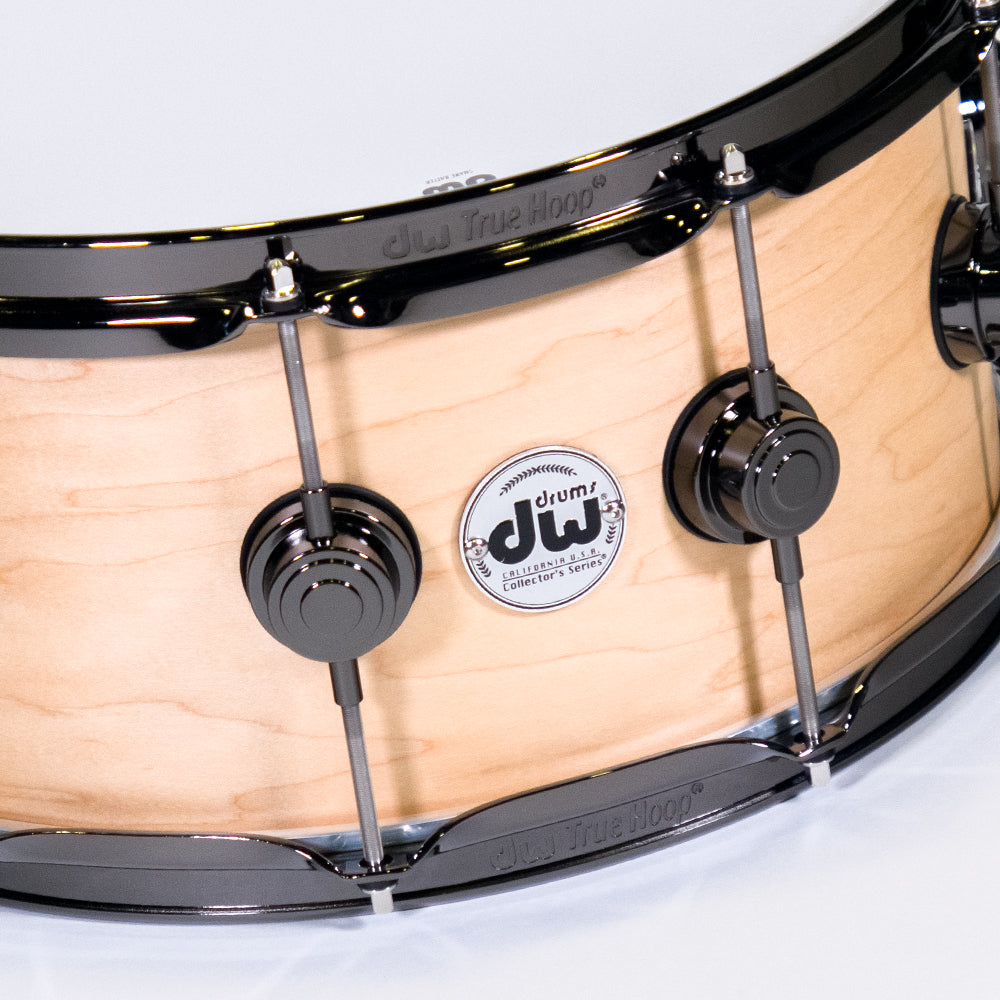DW Drums Collector's Series® Caja 14x6.5" Natural Satin Oil / HW Niquelado Negro
