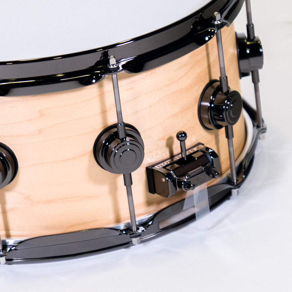 DW Drums Collector's Series® Caja 14x6.5" Natural Satin Oil / HW Niquelado Negro