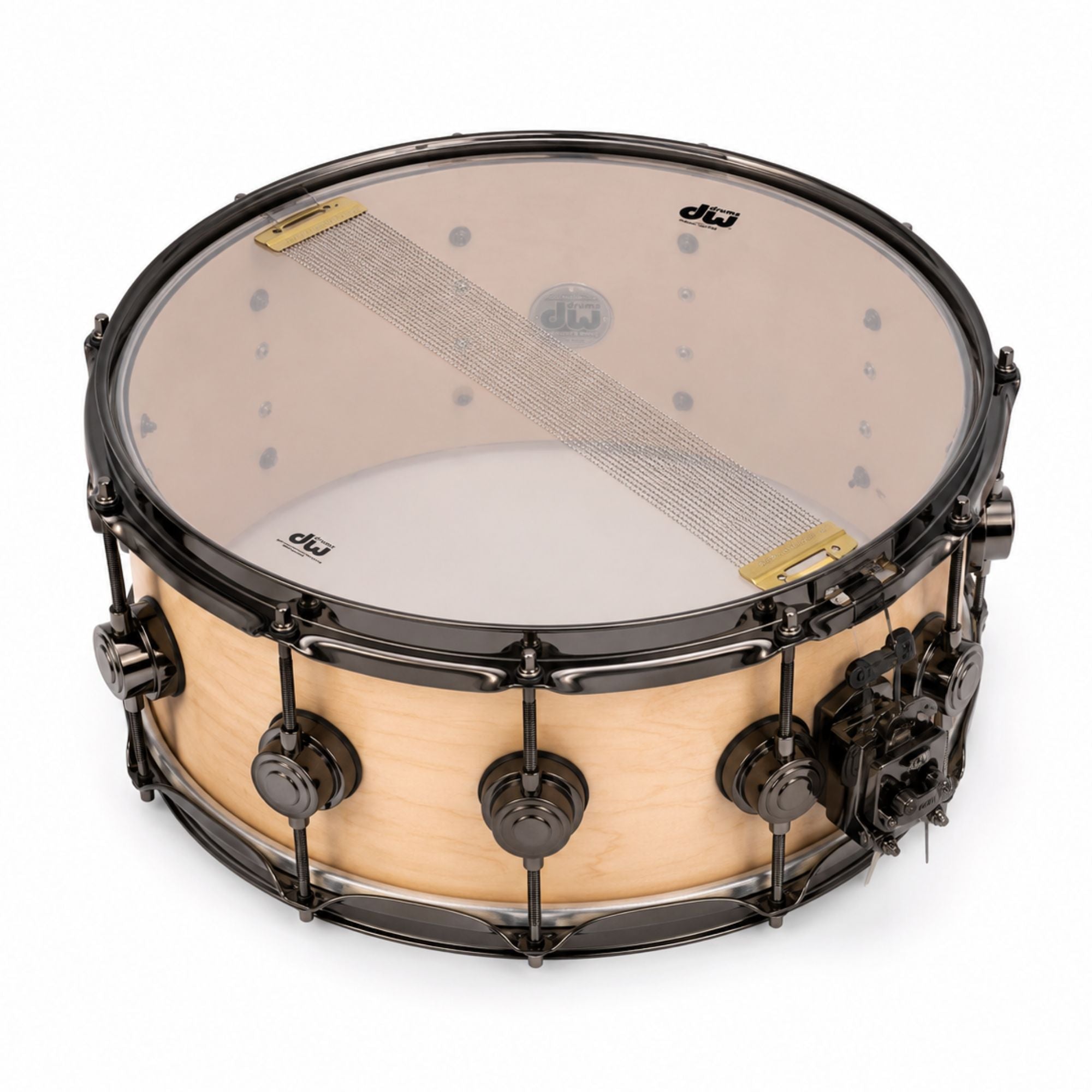 DW Drums Collector's Series Caja 14×6,5″ Natural Satin Oil / Hardware Black Nickel