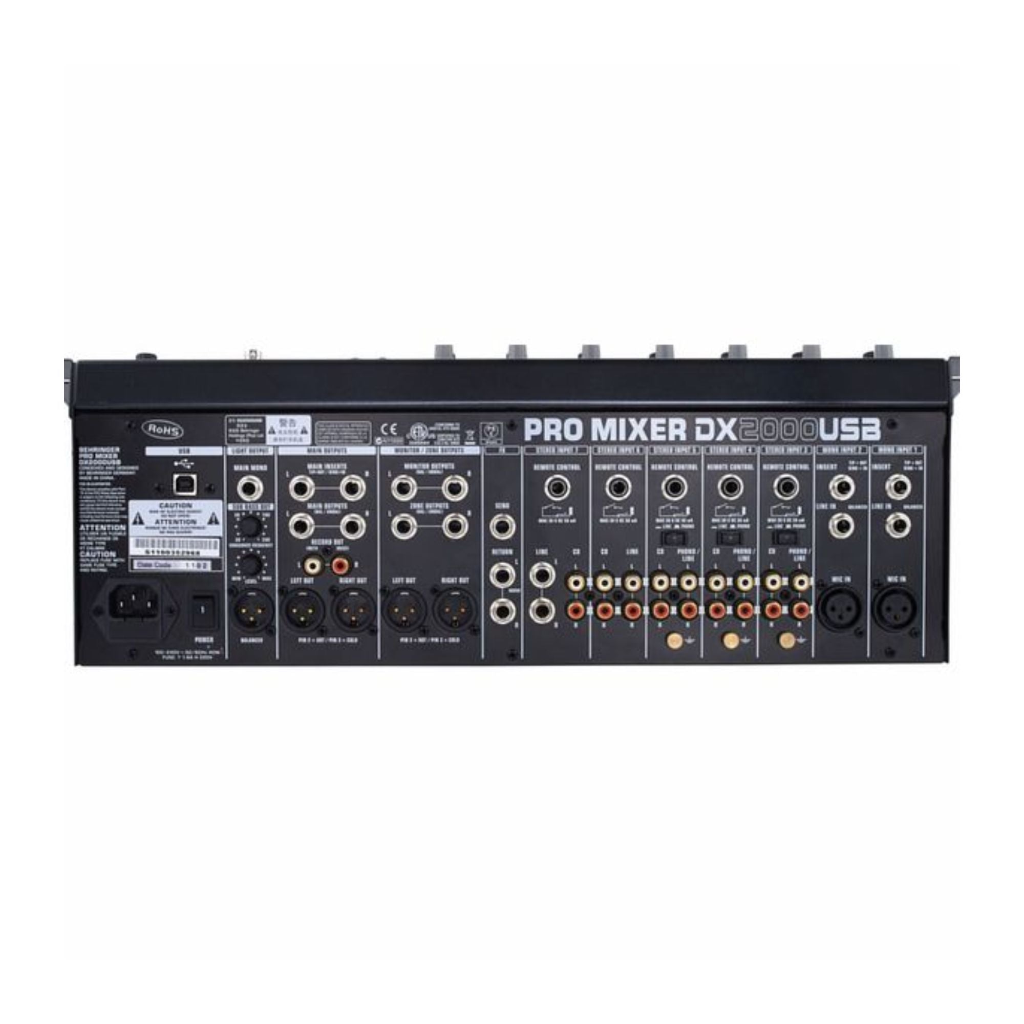 Behringer Mezclador Dj 7 Canales con USB