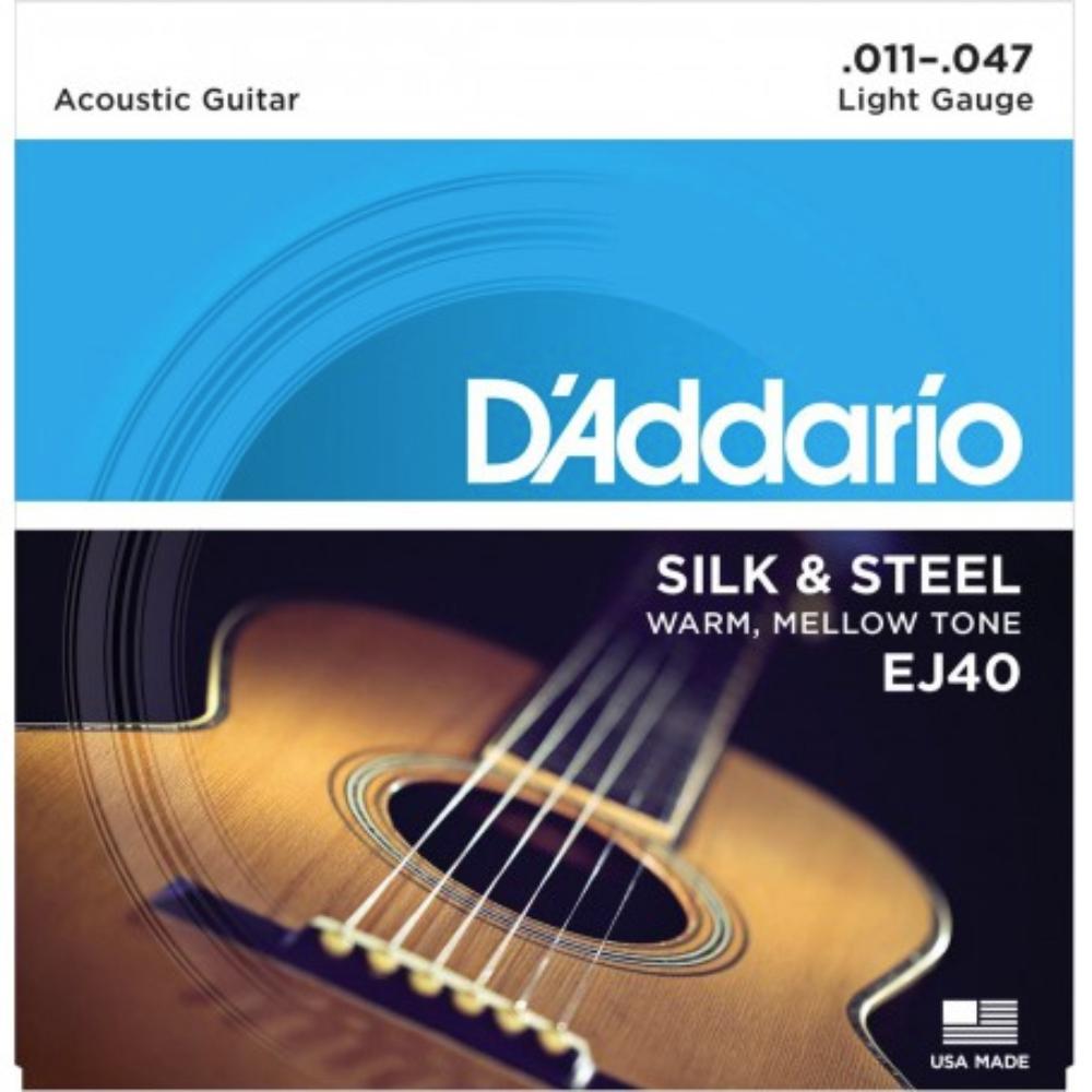 Daddario EJ40 Cuerdas Guitarra Acústica - Folk 11-47