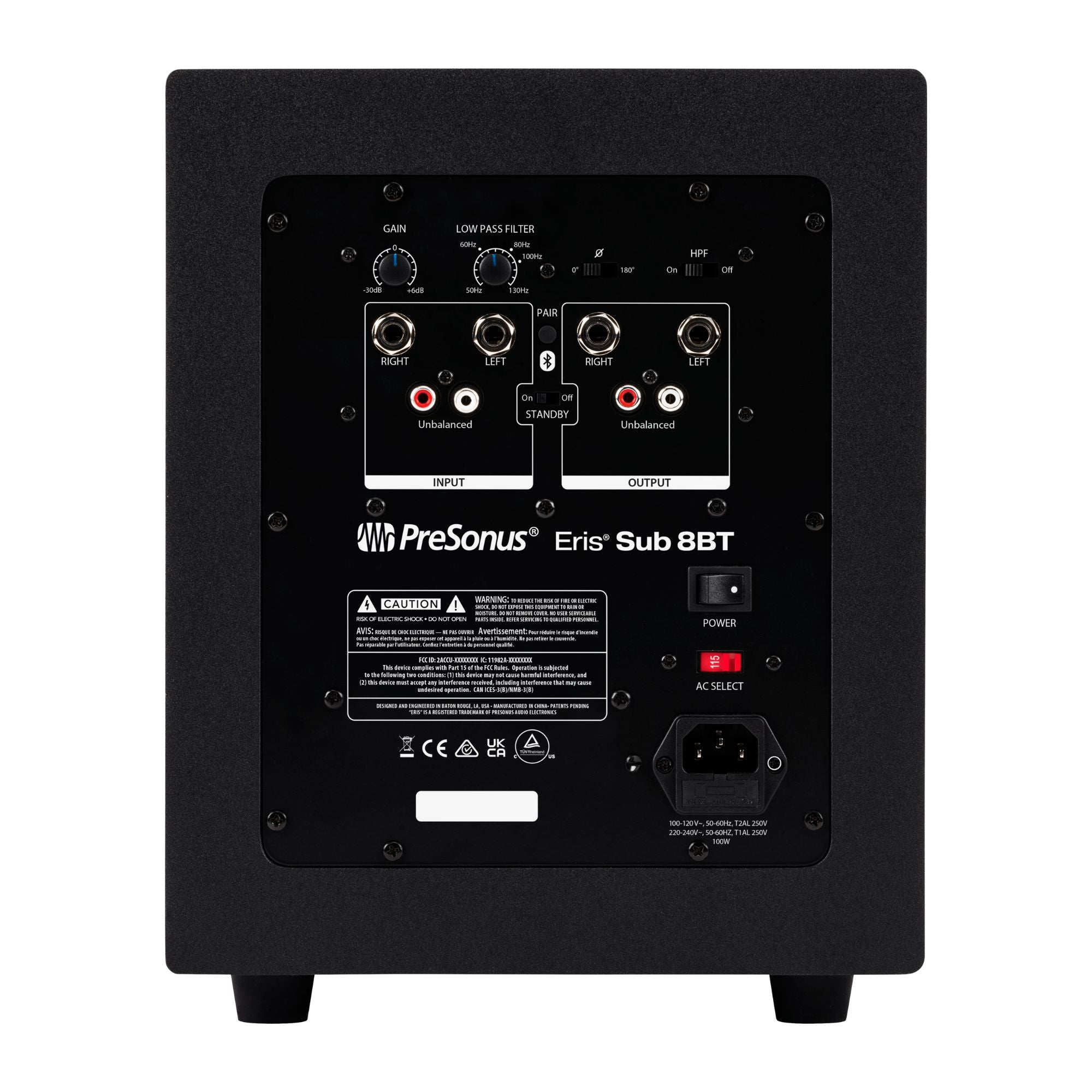 Presonus ERISSUB8 Monitor Subwoofer de Estudio 8" BT