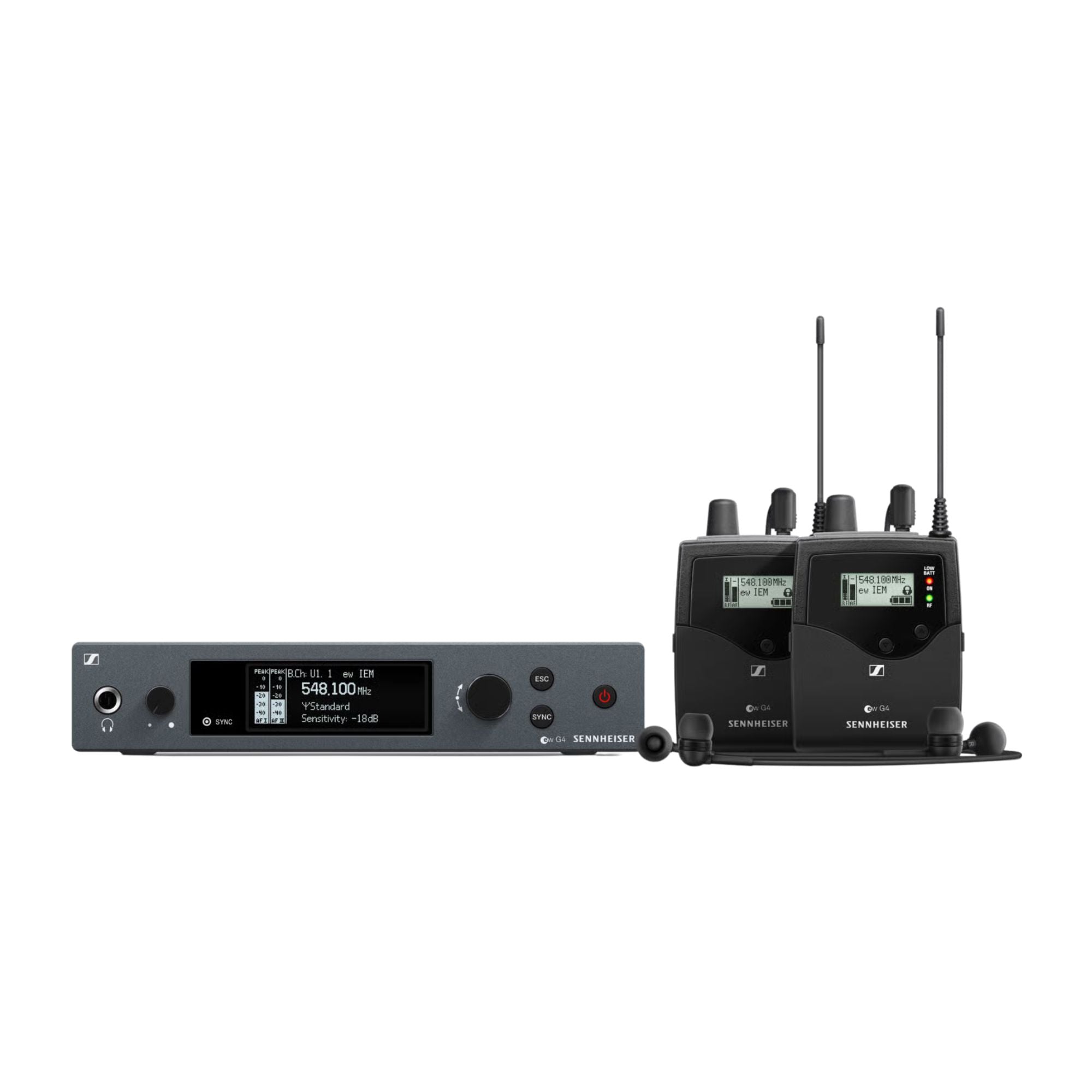 Sennheiser EW-IEM-G4-B Sistema Inalámbrico Monitoreo In-ear
