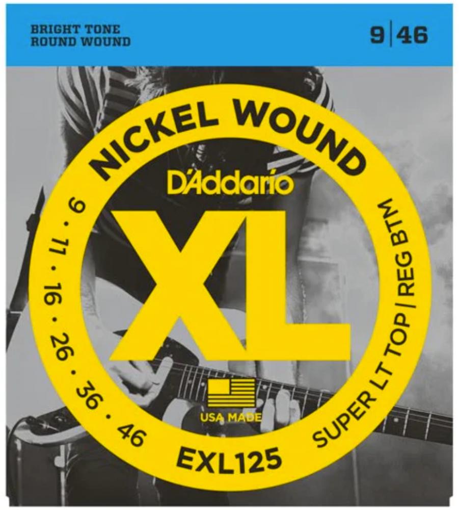 Daddario EXL125 Cuerdas Guitarra Eléctrica 09-46