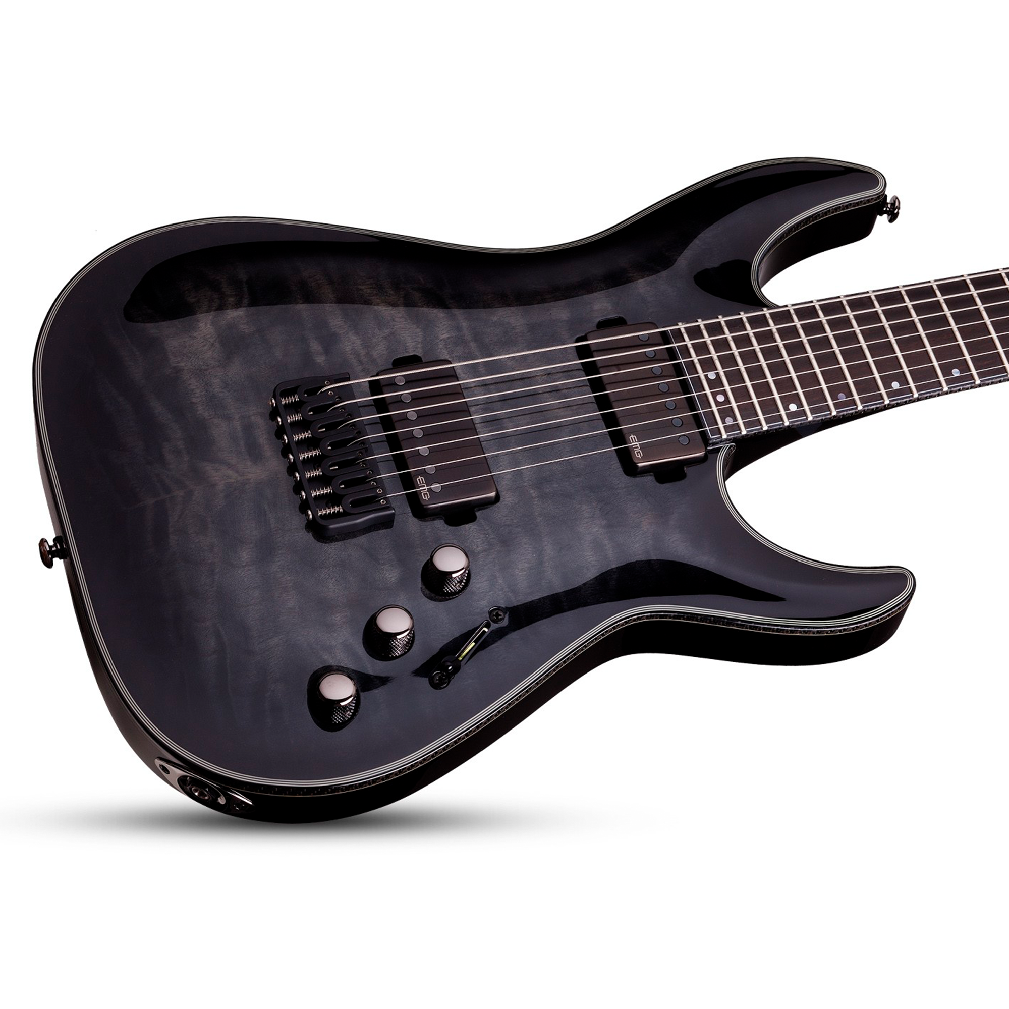 Schecter Hellraiser Hybrid C-7 Trans Black Burst Guitarra Eléctrica