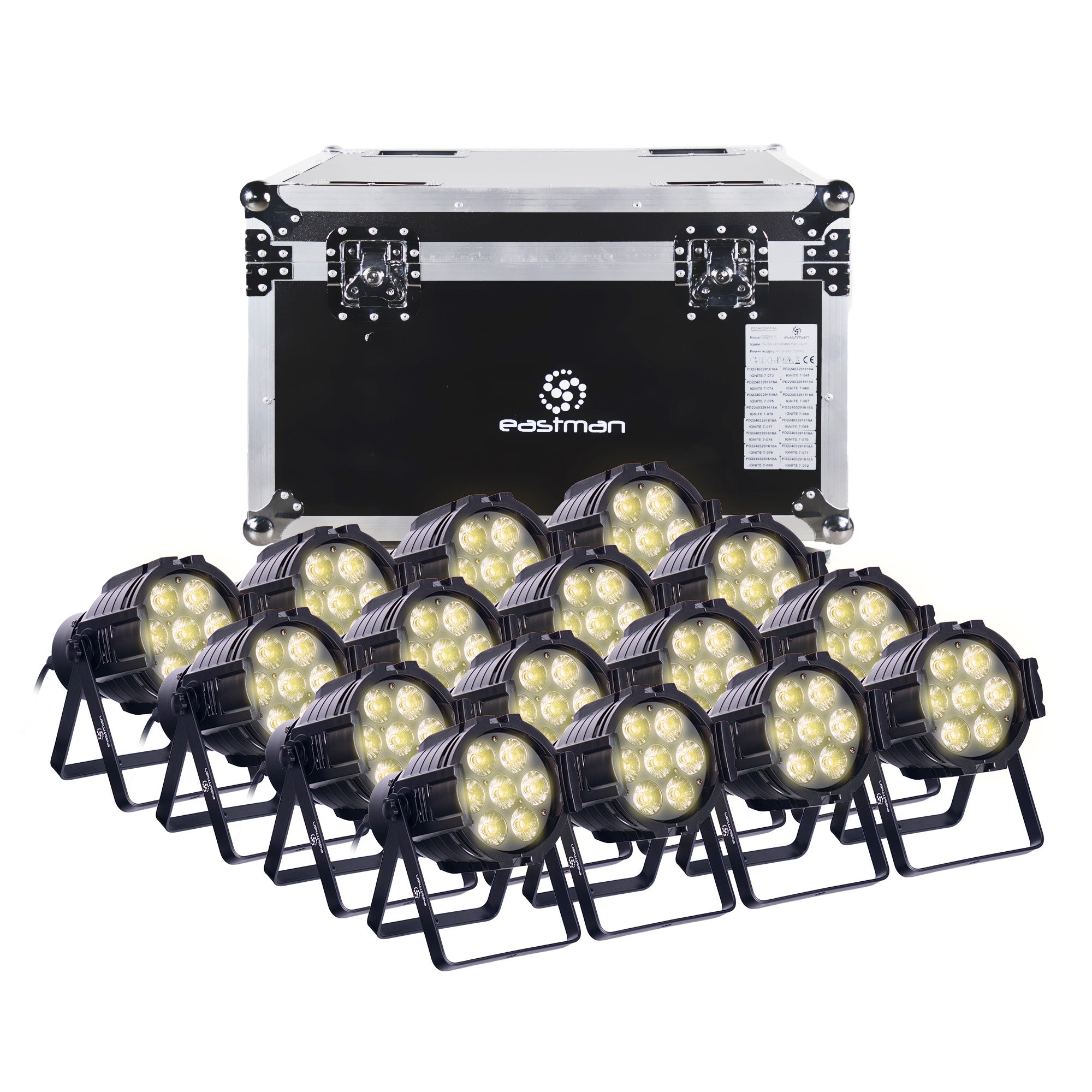 Eastman IGNITE716C Par LED RGBW 7x8W + Case