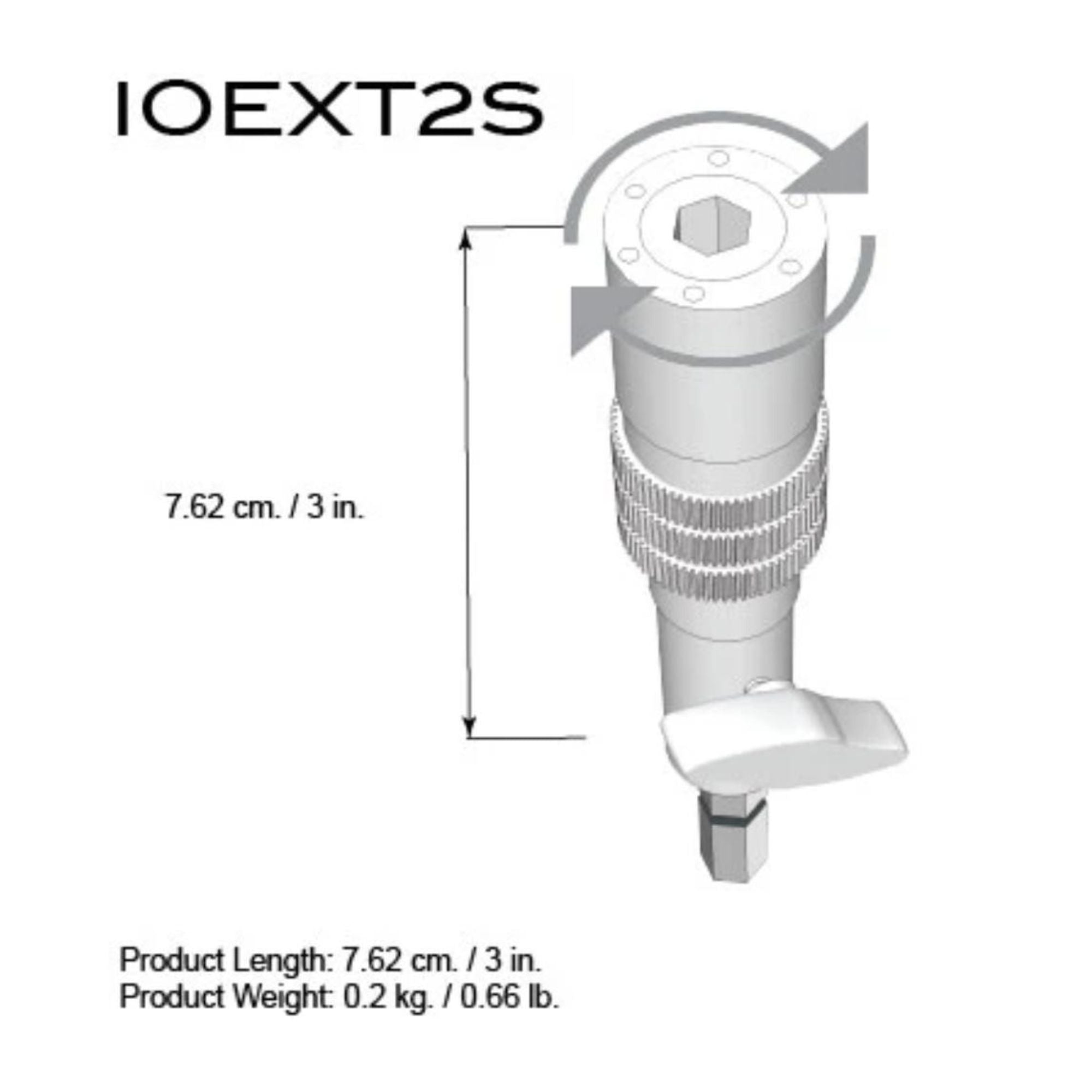 Triad-Orbit iO-EXT2S Extensión Gitatoria iO 2''