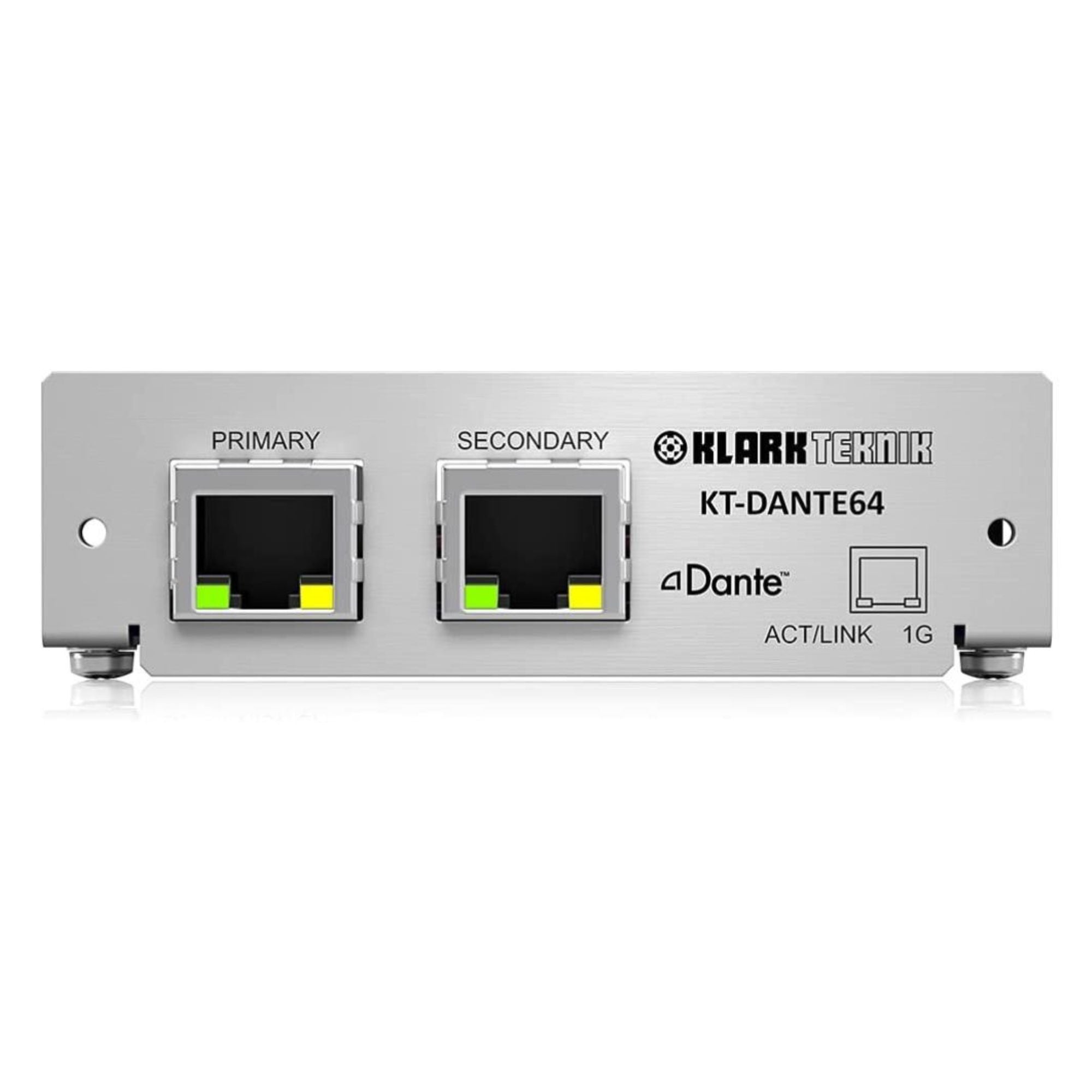 Klark Teknik KT-DANTE64 Procesador de Audio Red Dante