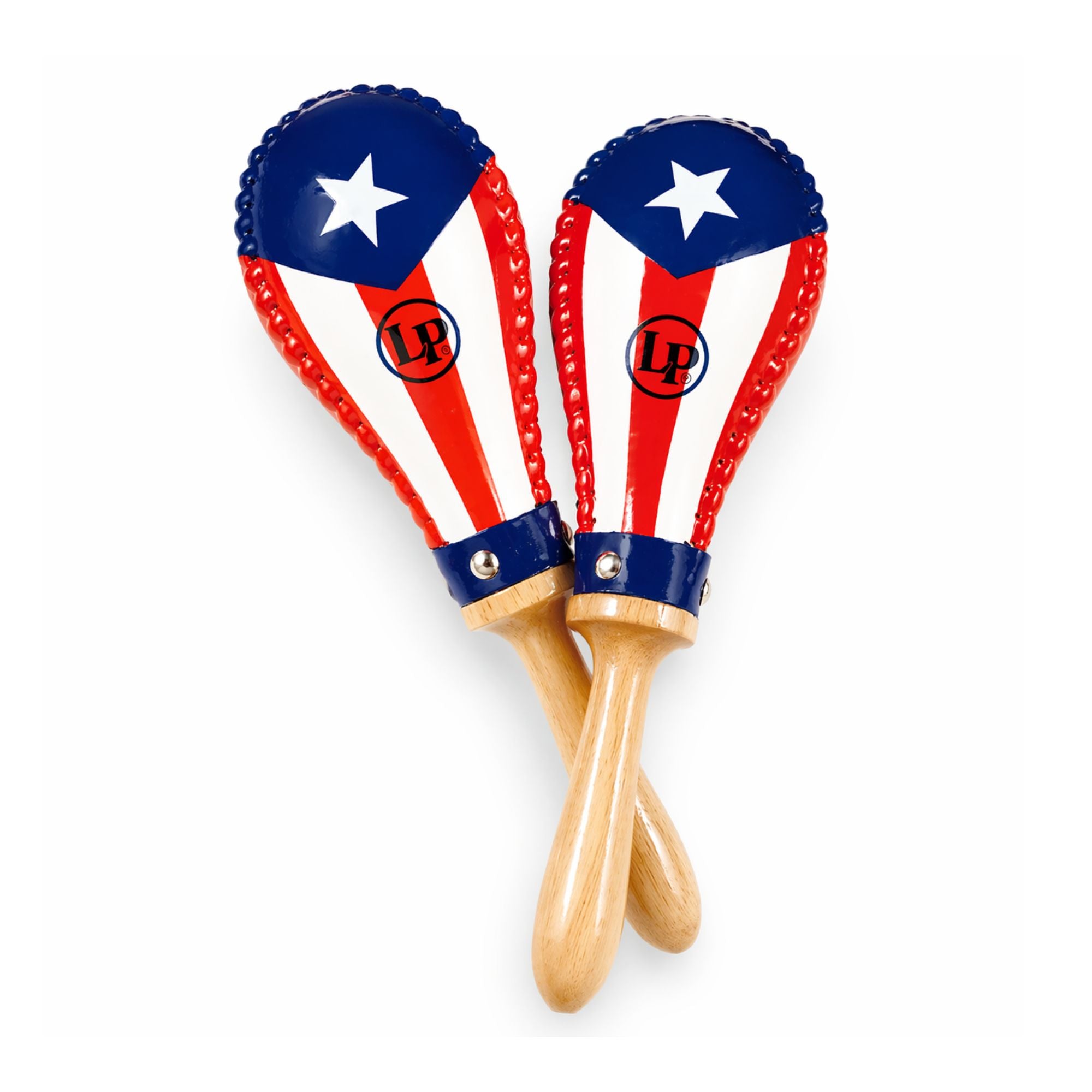 Latin Percussion LP393PR Par Maracas Puerto Rico Heritage