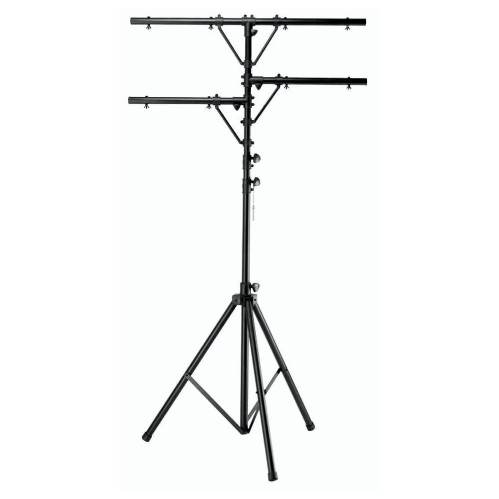 Accuracy Pro Audio LS005S Atril Plegable de Aluminio Doble Soporte