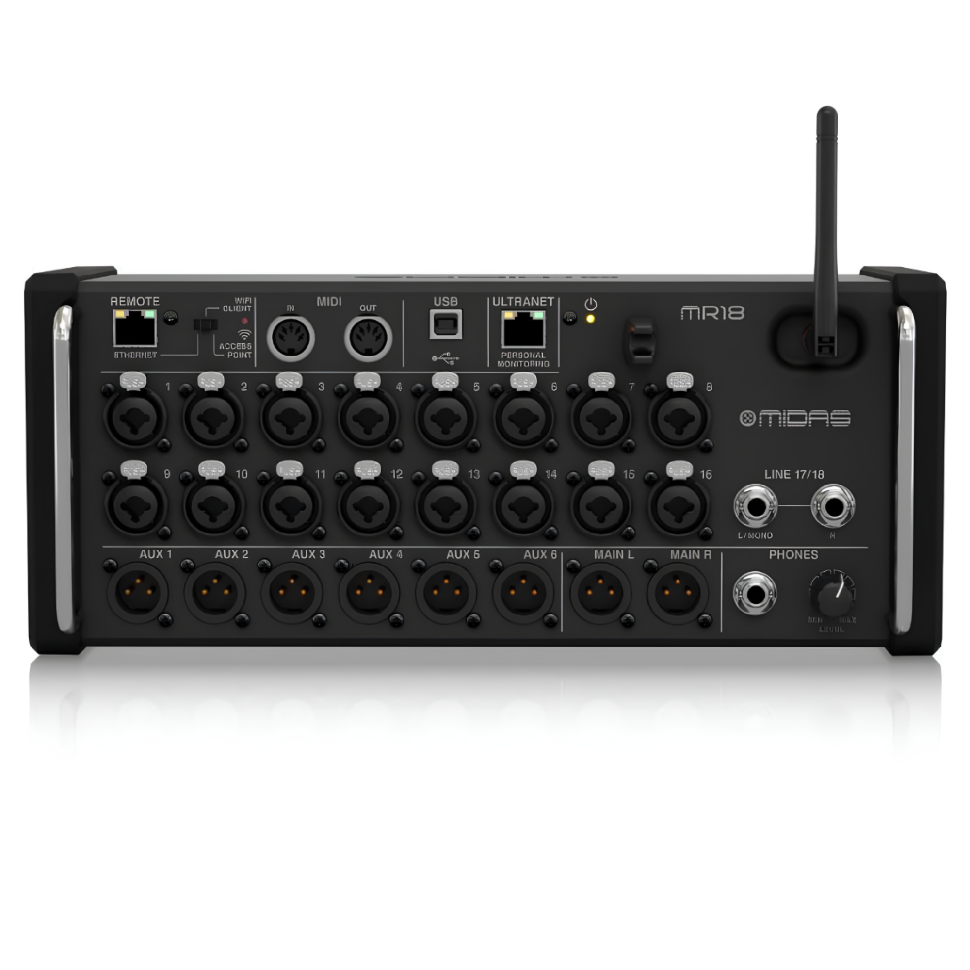 Midas MR18 Mezclador Rack Wireless