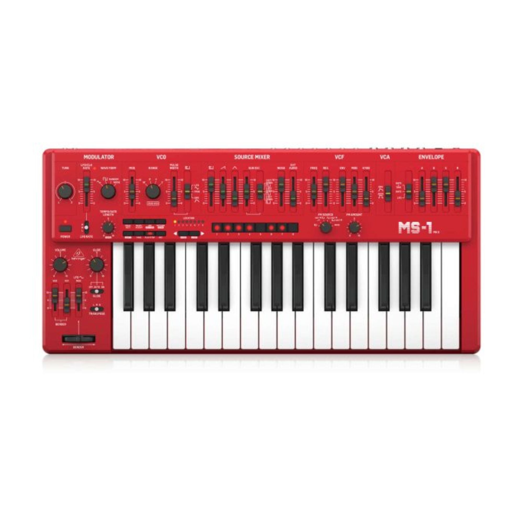 Behringer MS-101 RD Sintetizador Analogo 32 Teclas