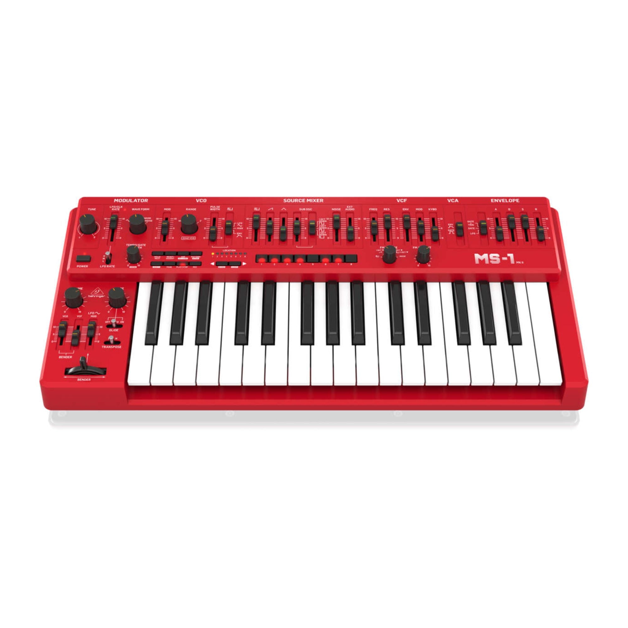 Behringer MS-101 RD Sintetizador Analogo 32 Teclas