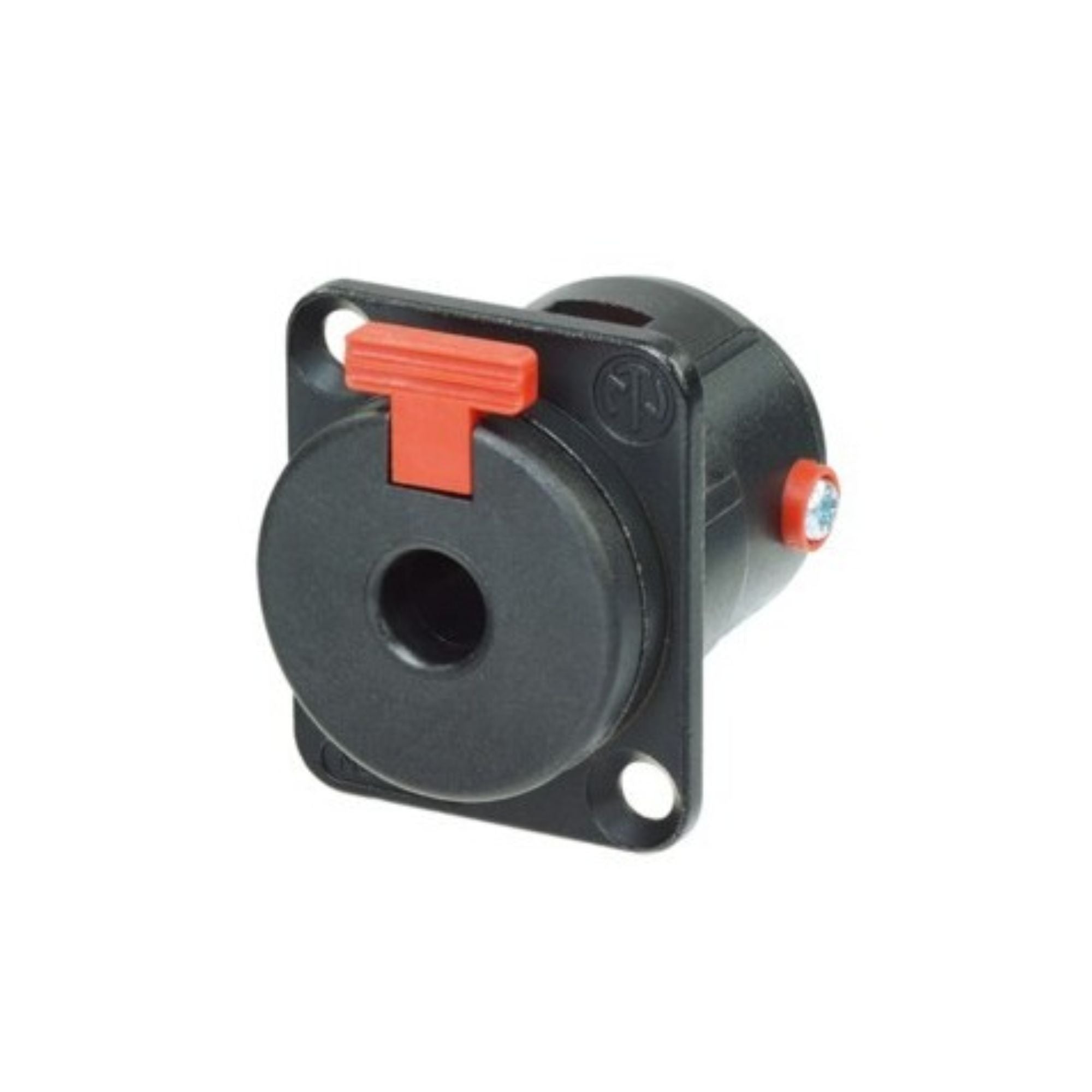 Neutrik Jack Panel Negro Mono/Estereo