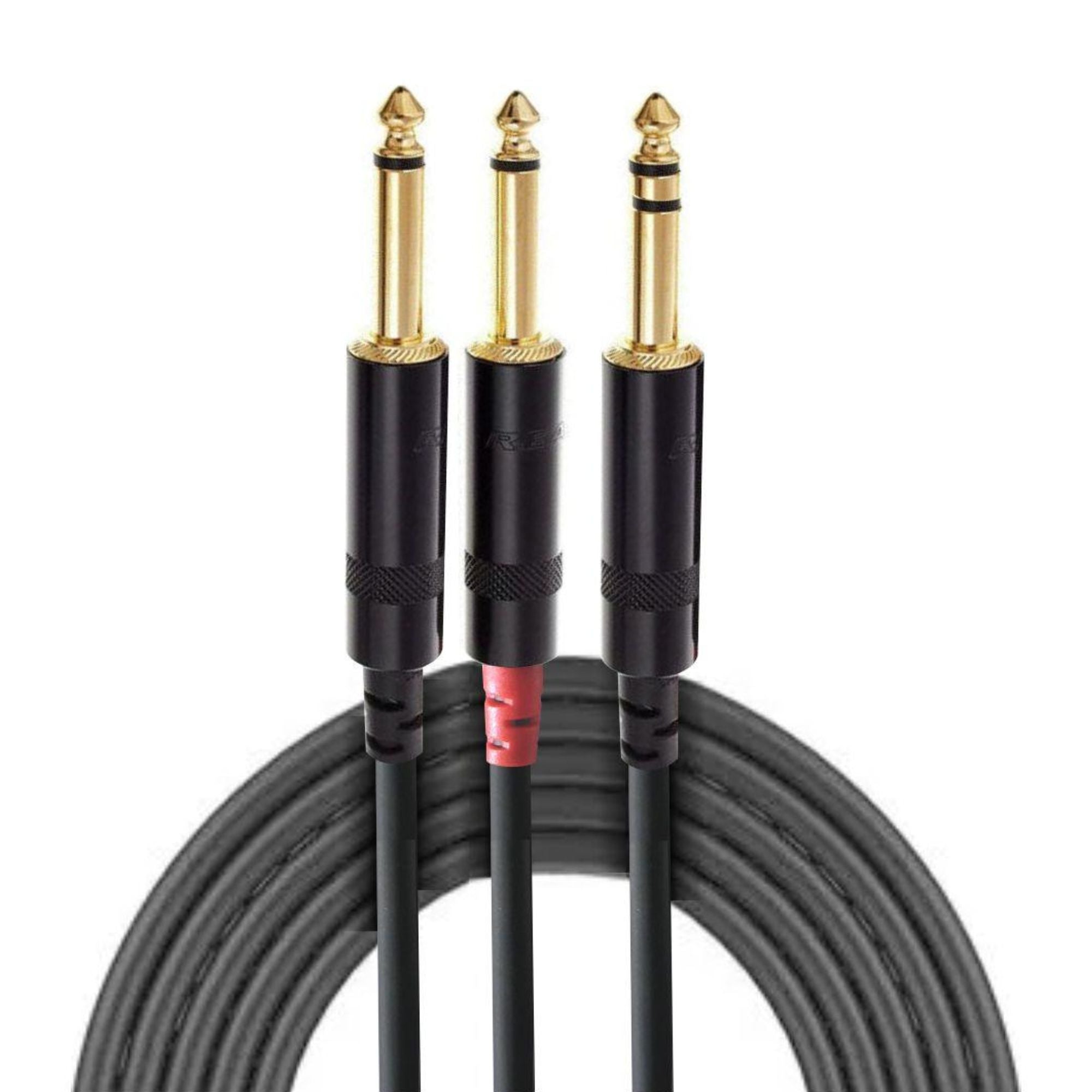 Rean NRA-140-0160-015 Cable Plug-Plug 1/4 TS a Plug 1/4 TRS