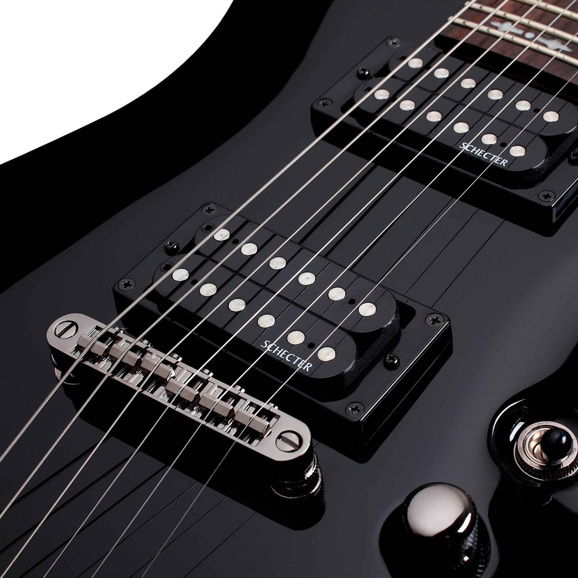 Schecter Omen-6 Gloss Black Guitarra Eléctrica