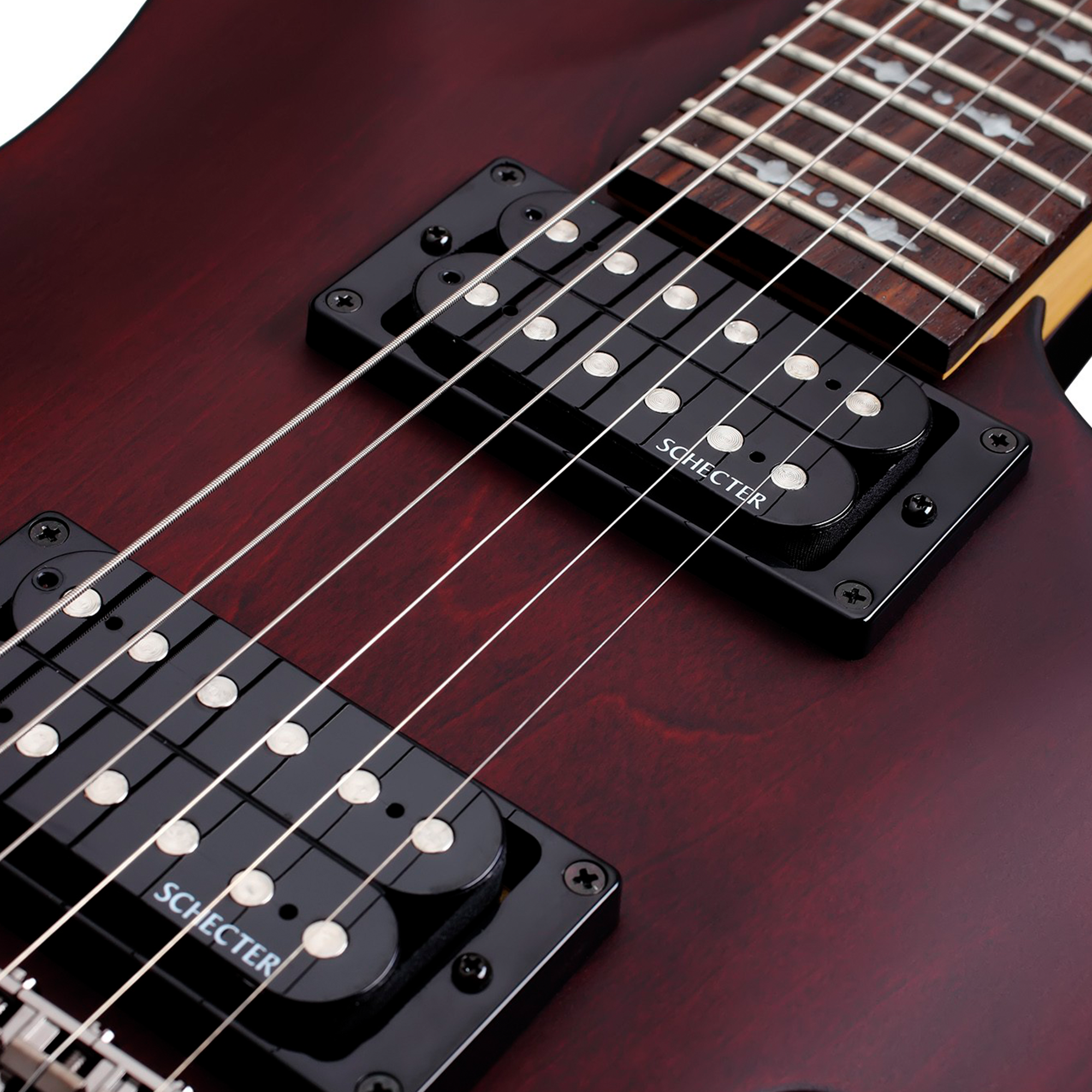 Schecter Omen-6 Walnut Satin Guitarra Eléctrica