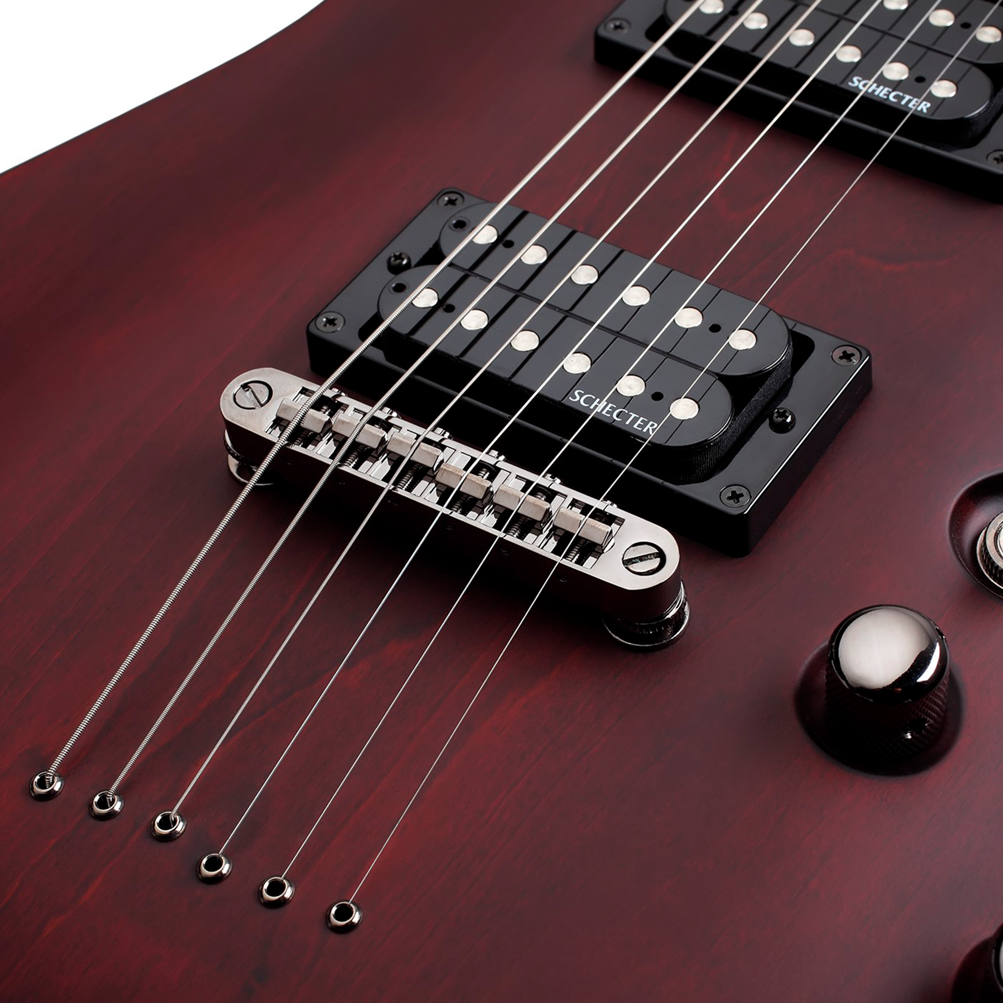 Schecter Omen-6 Walnut Satin Guitarra Eléctrica