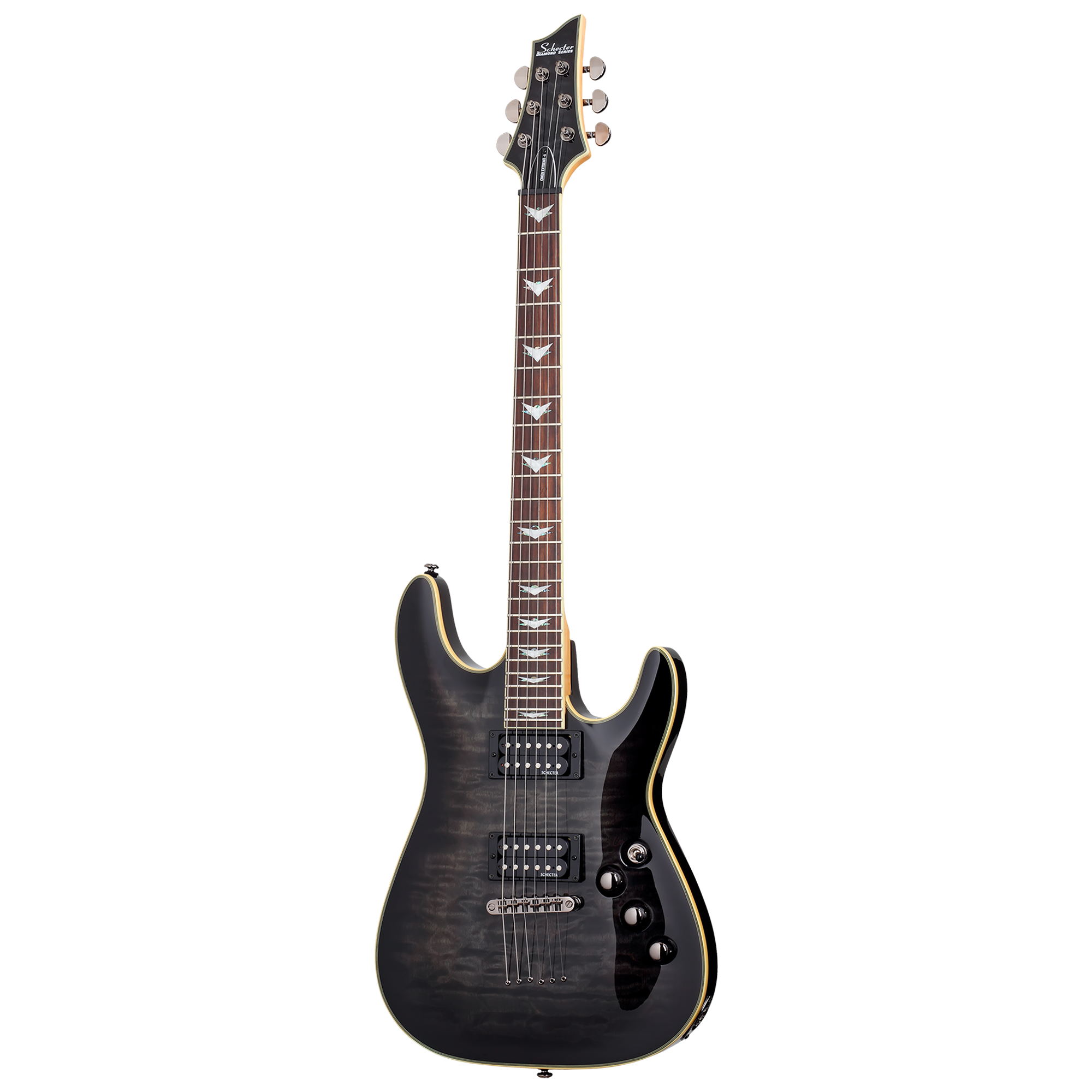 Schecter Omen Extreme-6 See-Thru Black Guitarra Eléctrica