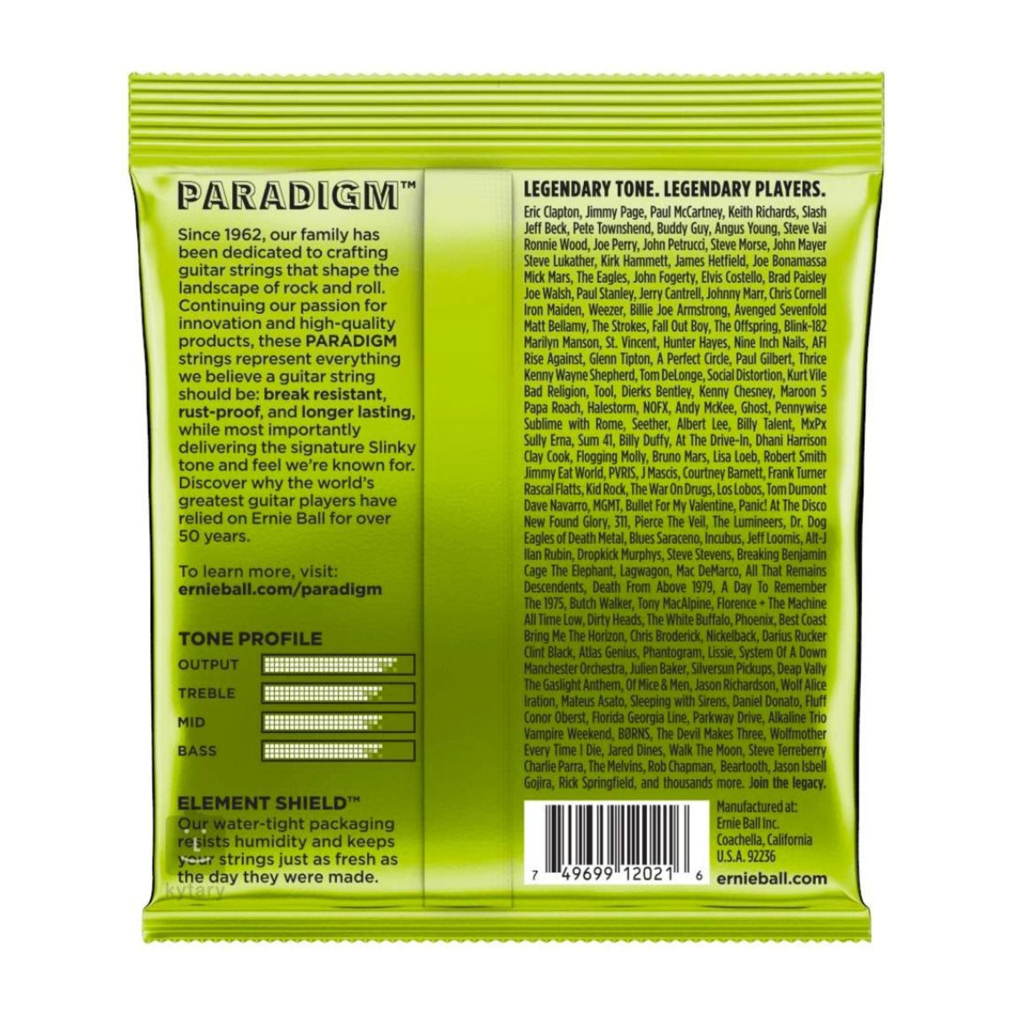 Ernie Ball P02021 Cuerdas Guitarra Eléctrica 010-046 Paradigm