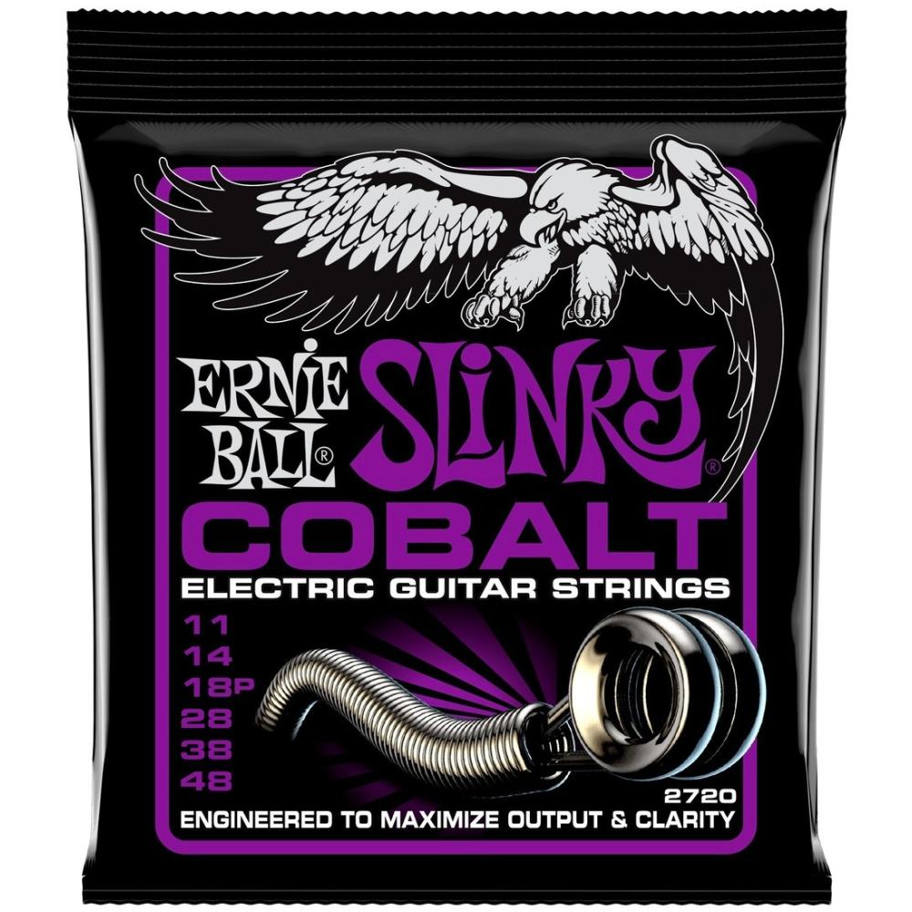 Ernie Ball P02720 Cuerdas Guitarra Eléctrica 011-048 Regular Slinky Cobalt