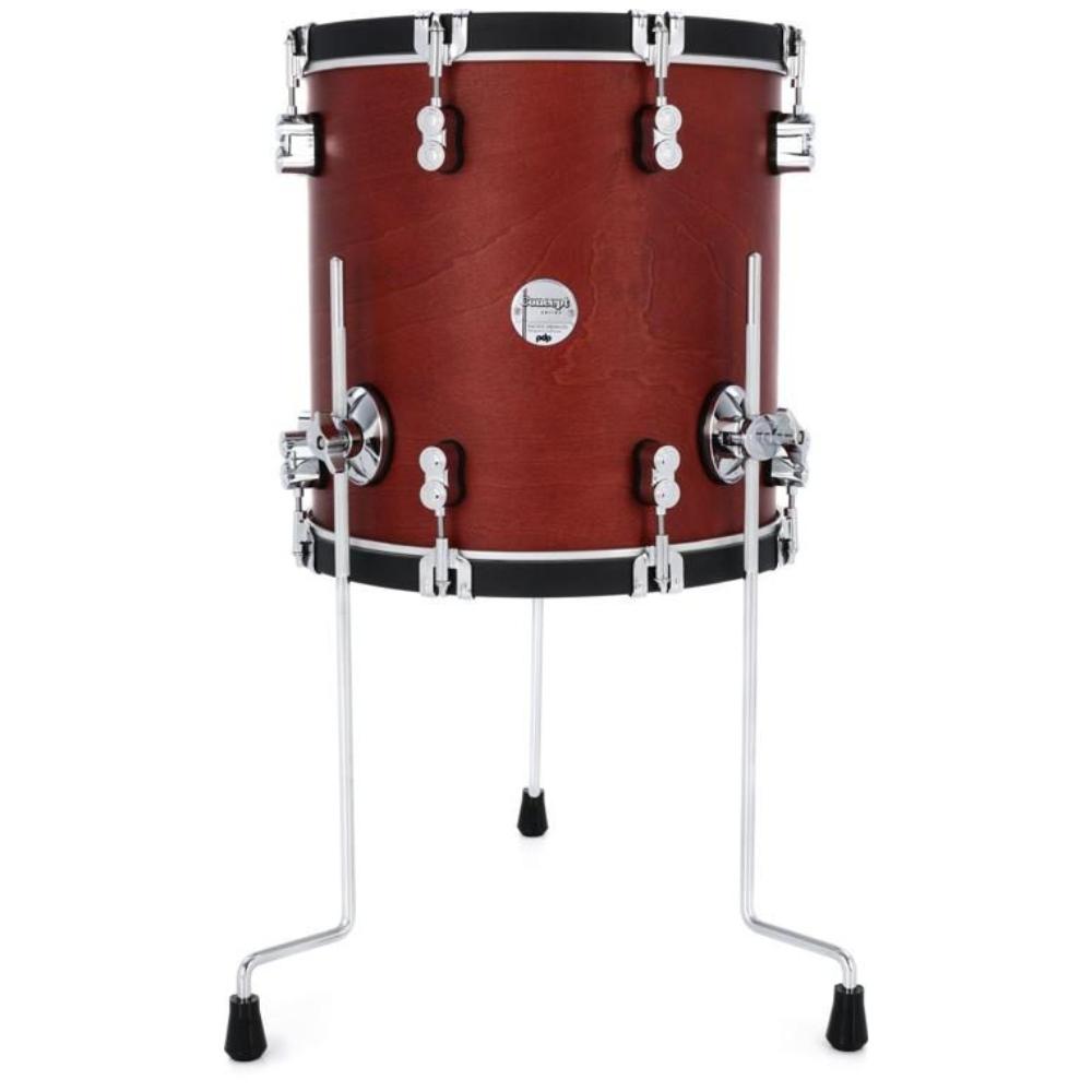 PDP PDCC18OE Batería Acústica Concept Maple Shellpack 3Pcs Ox Blood