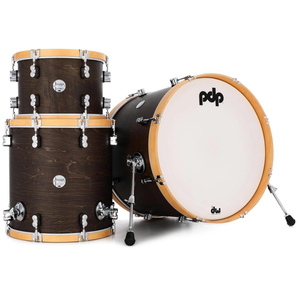 PDP PDCC2213WN Batería Acústica Concept Maple Shellpack 3Pcs Oxwalnut