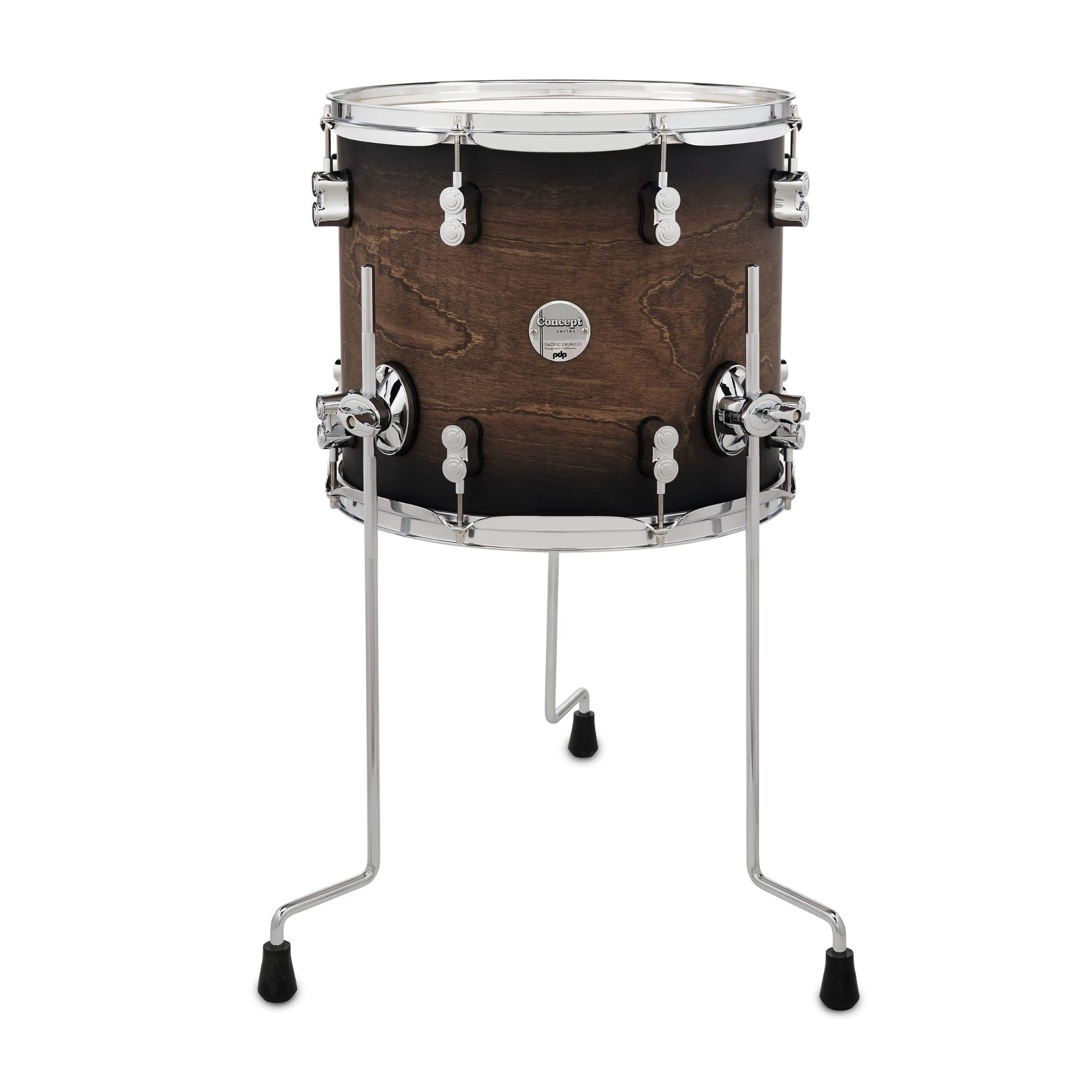 PDP Tom de Piso 14x12" Satin Black Concept Series