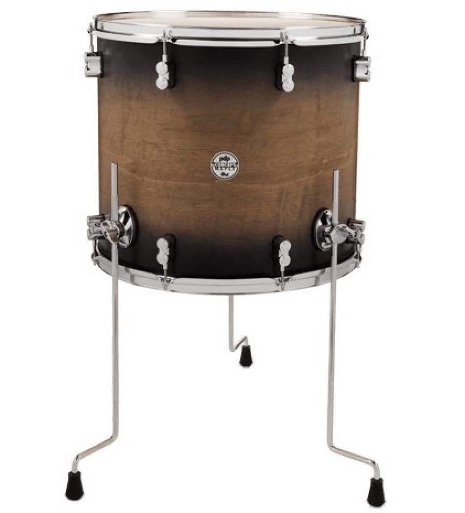 PDP Tom de Piso 18x16" Satin Charcoal Burst Serie Concept