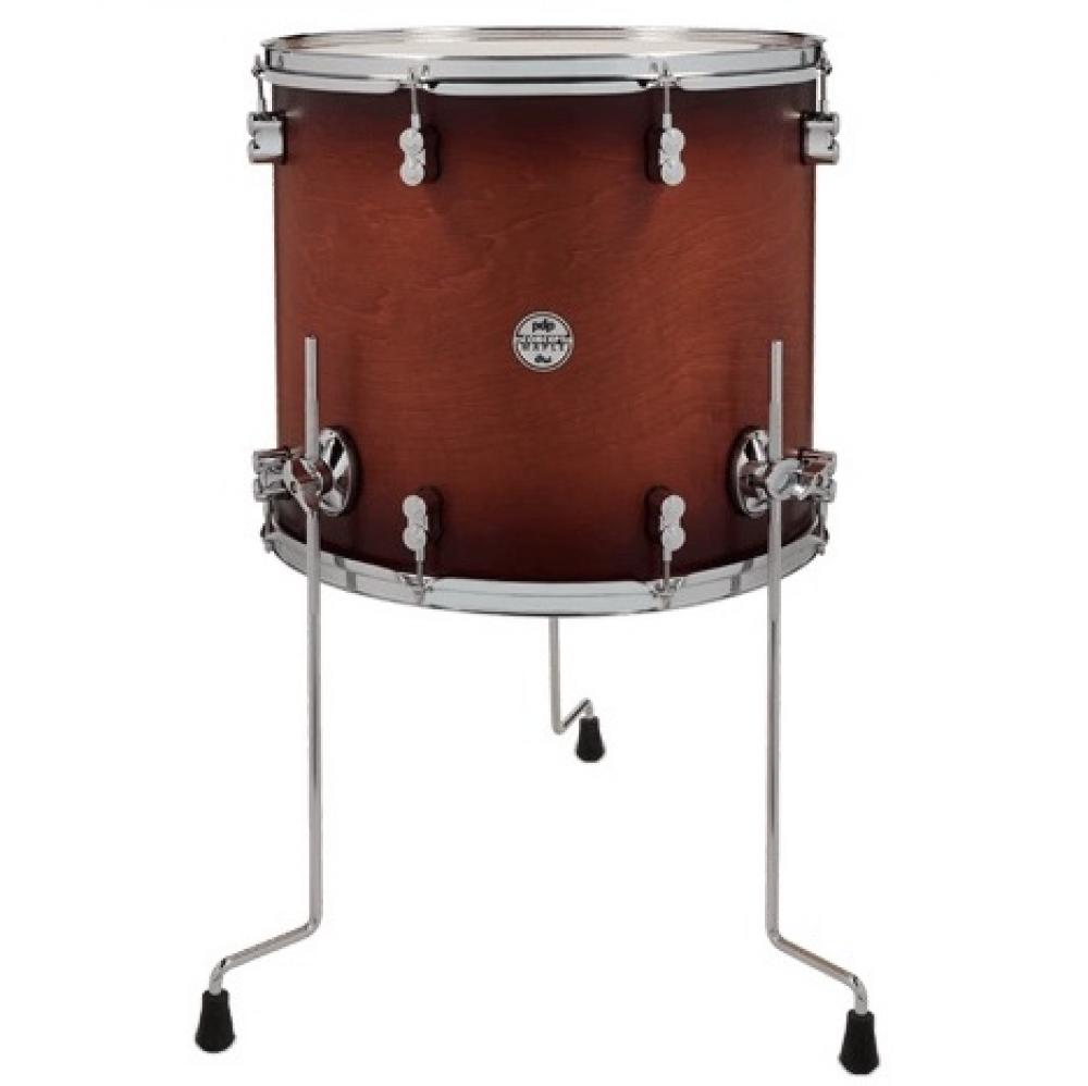 PDP Tom de Piso 18x16" Satin Tobaco Burst Serie Concept