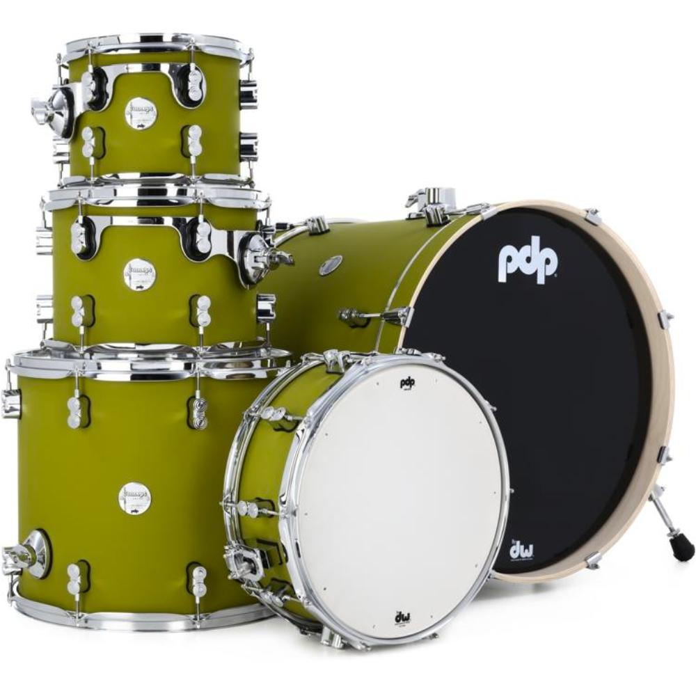 PDP Batería Acústica Concept Maple Satin Olive 5Pcs