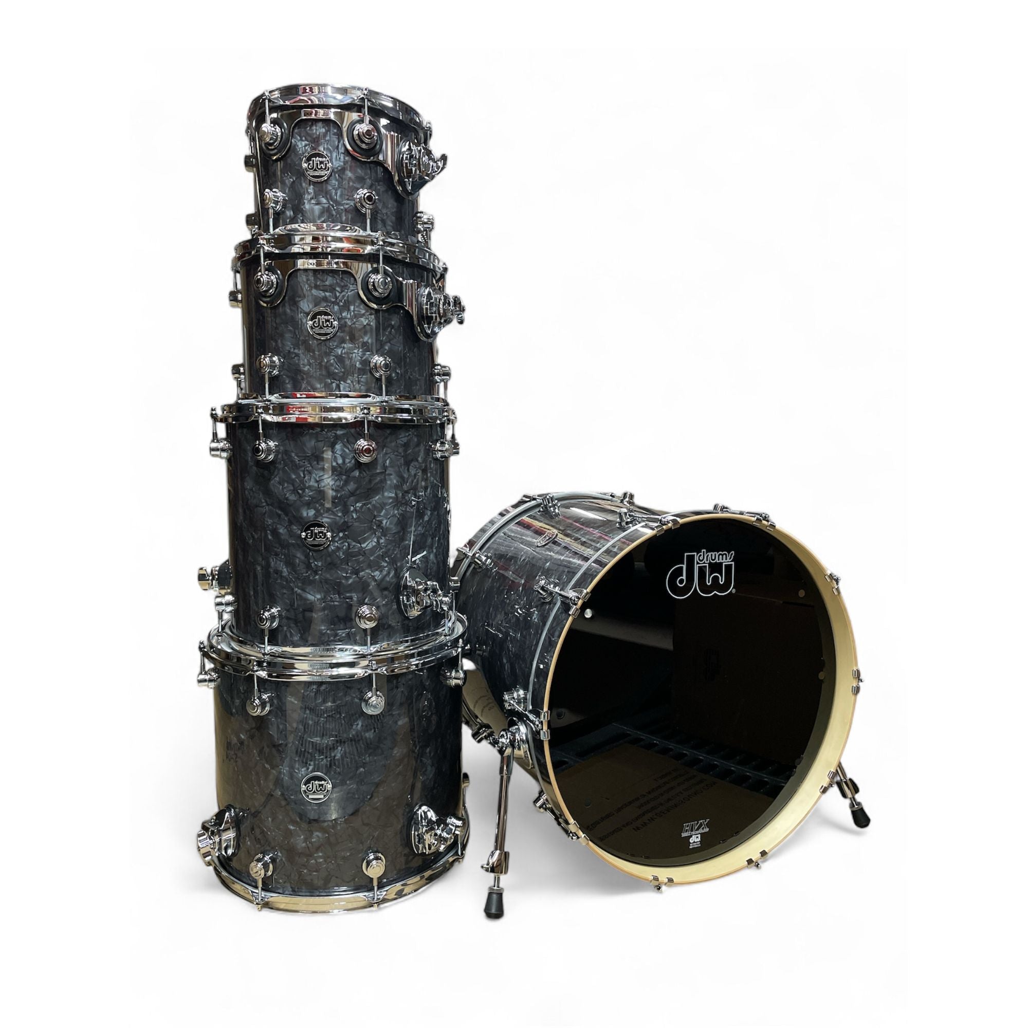 DW Drums Shellpack Performance Series 5Pcs Black Diamond