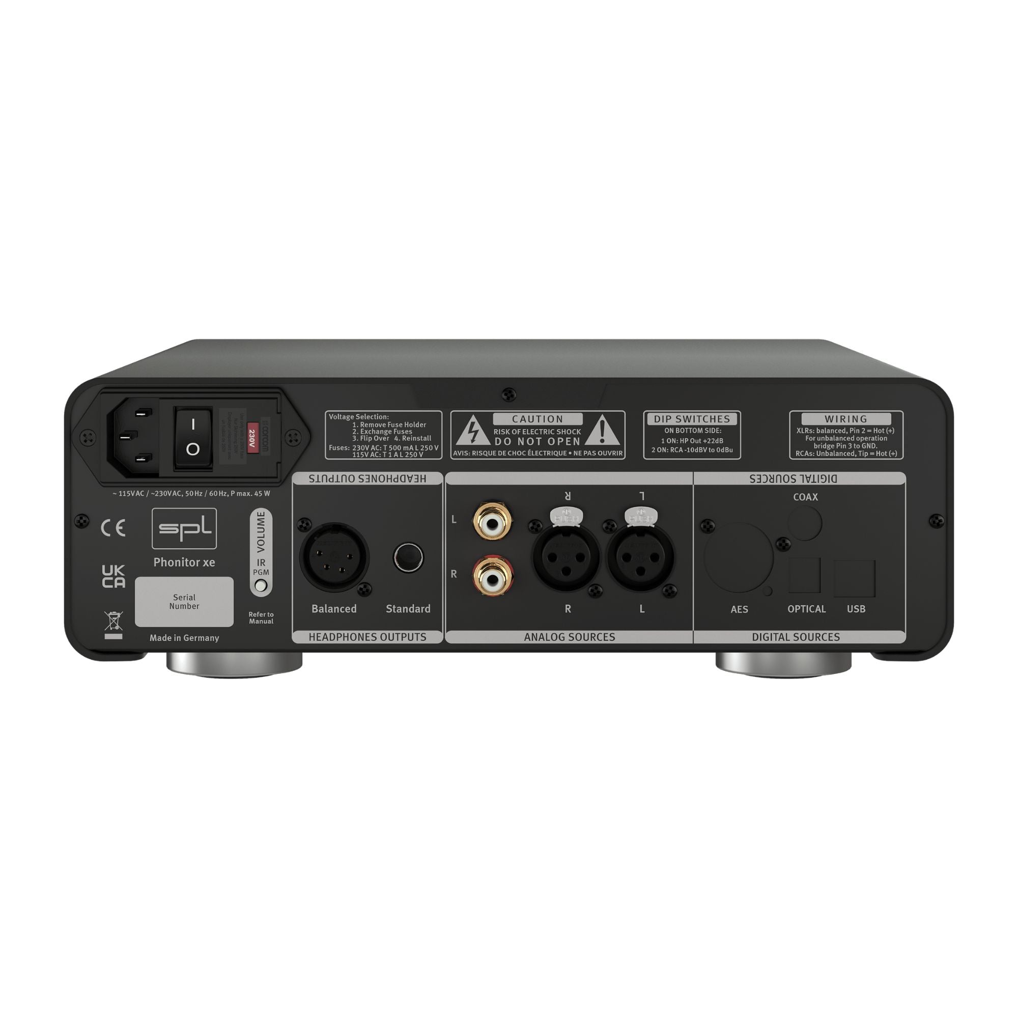 SPL Phonitor xe DAC768 Amplificador de Audifonos D/A Converter