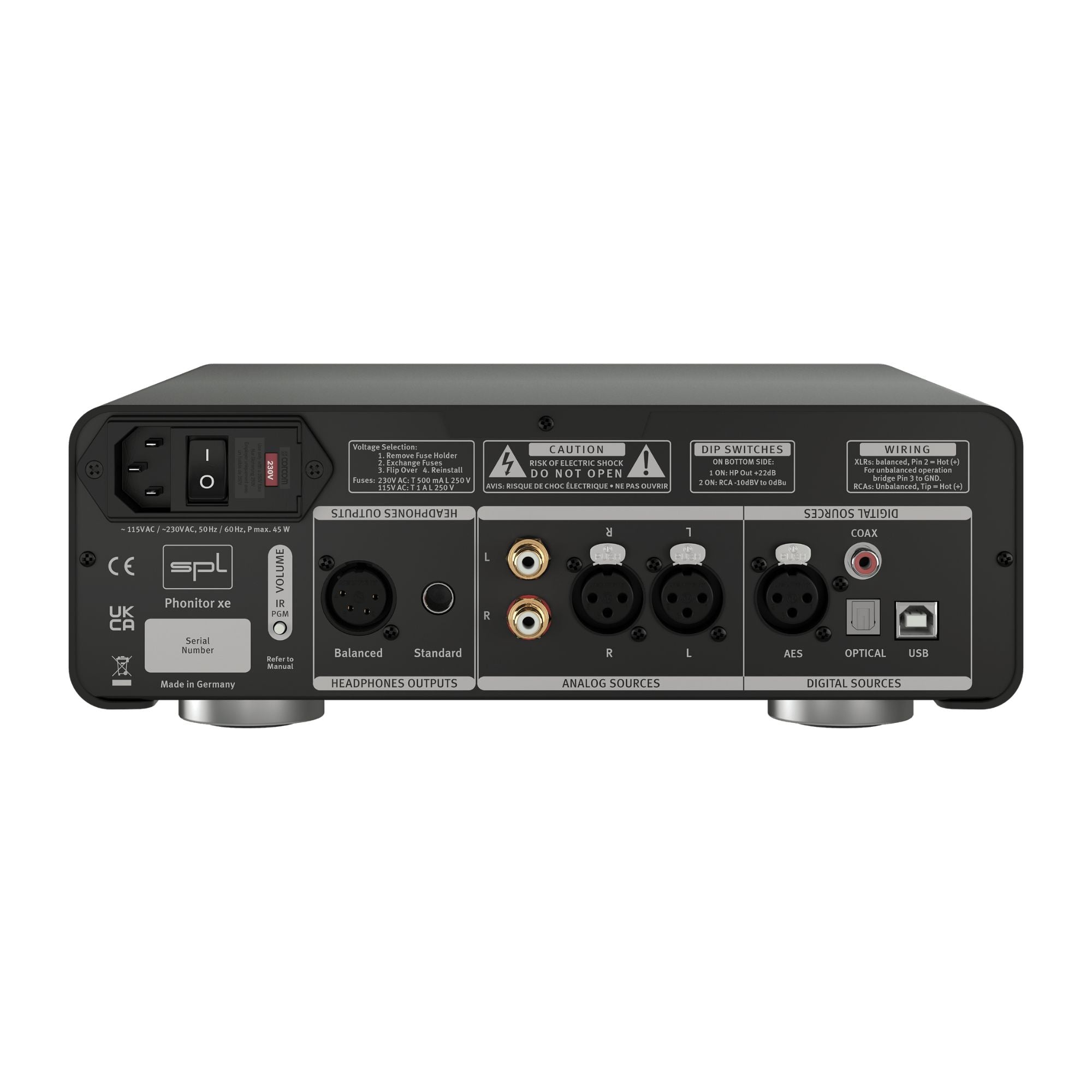 SPL Phonitor xe DAC768 Amplificador de Audifonos D/A Converter