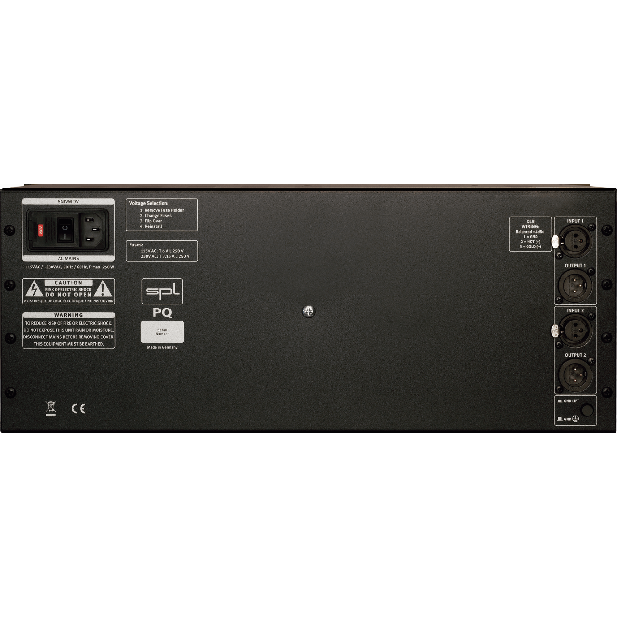 SPL PQRD Ecualizador Parametrico