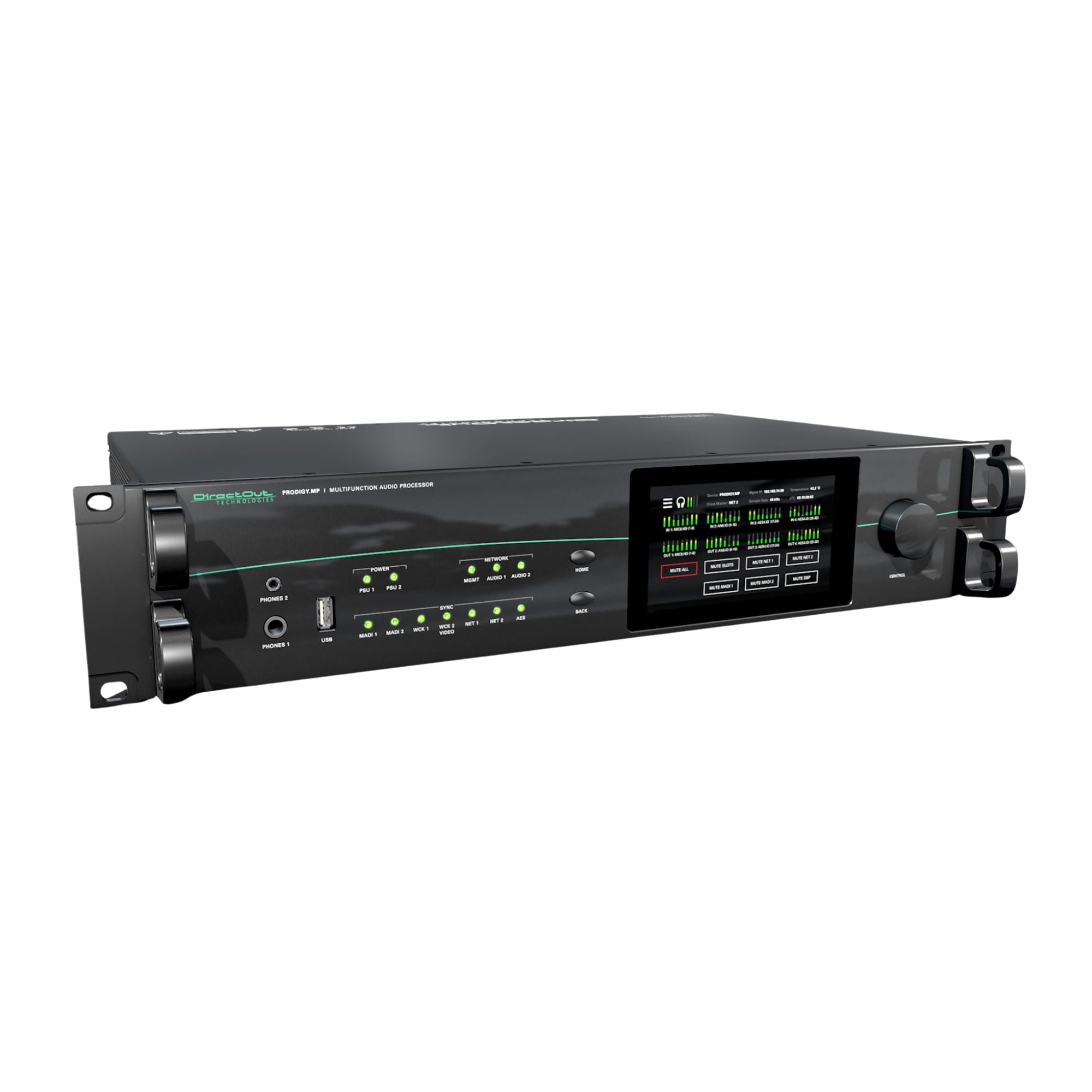 DirectOut PRODIGY.MP Procesador de Audio Multifunción con DSP y Redes + Licencia Essential