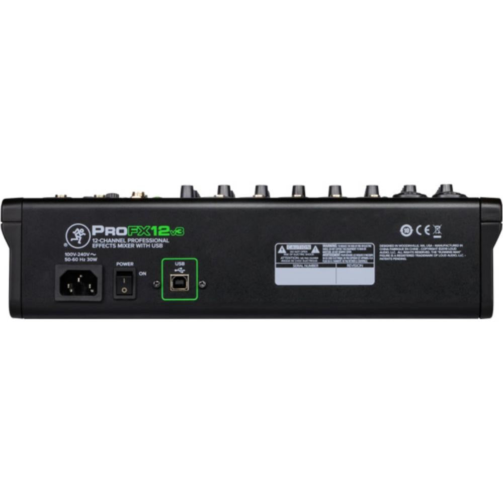 Mackie ProFX12v3 Mezclador Análogo 12 Canales - FX - USB