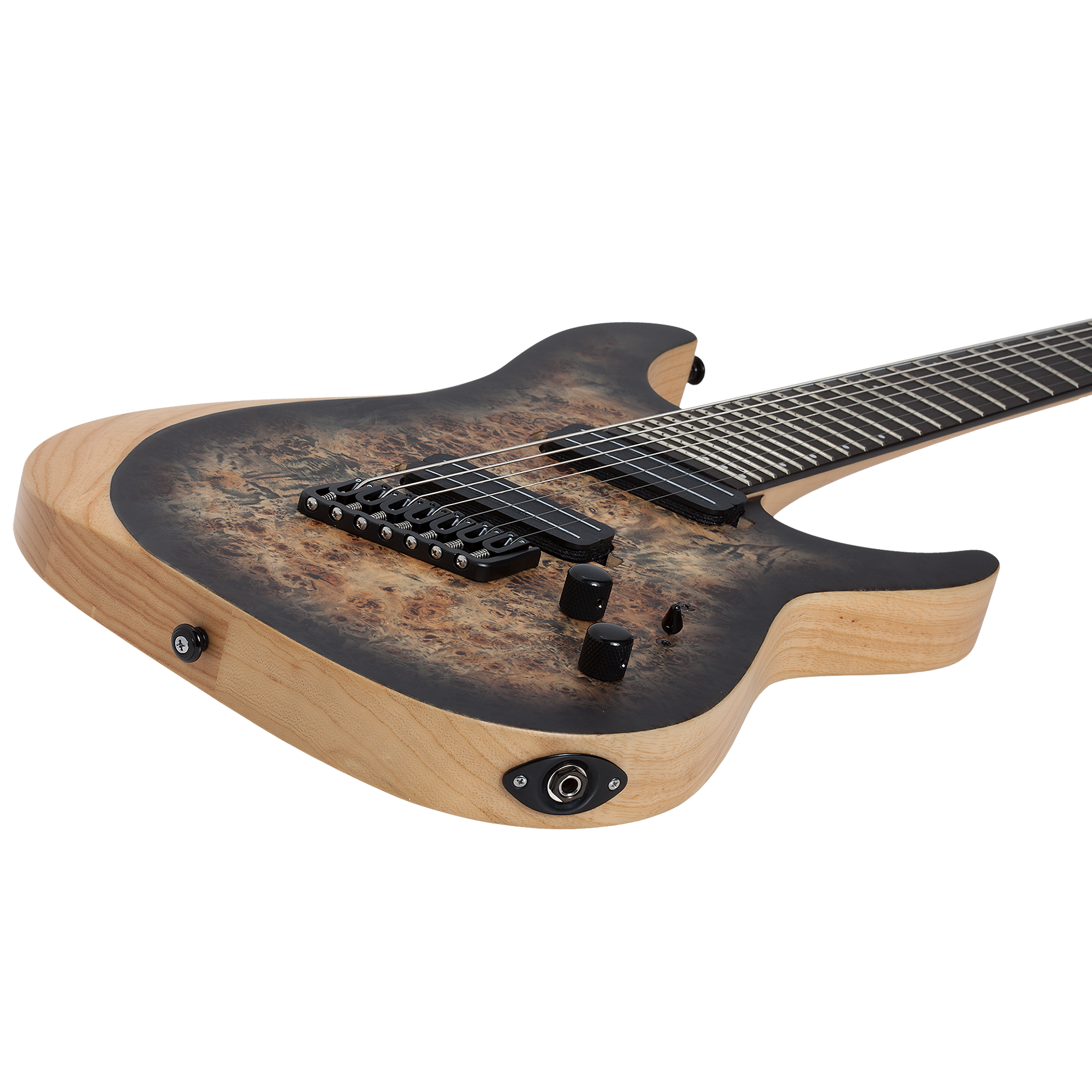 Schecter Reaper-7 Multi Escala Satin Charcoal Burst Guitarra Eléctrica