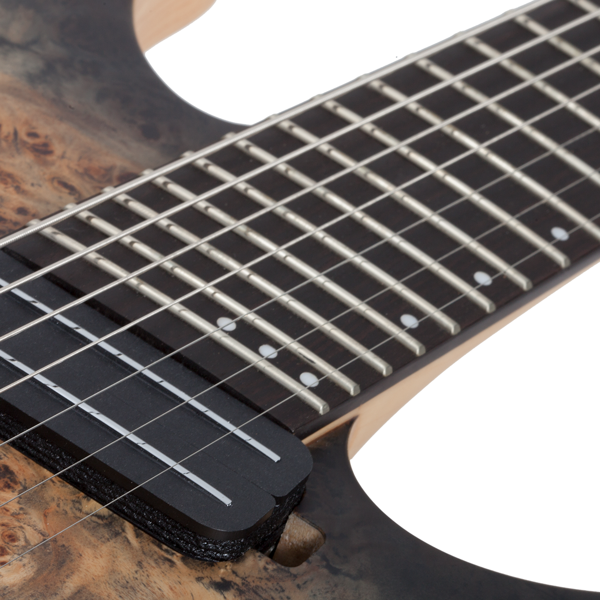 Schecter Reaper-7 Multi Escala Satin Charcoal Burst Guitarra Eléctrica