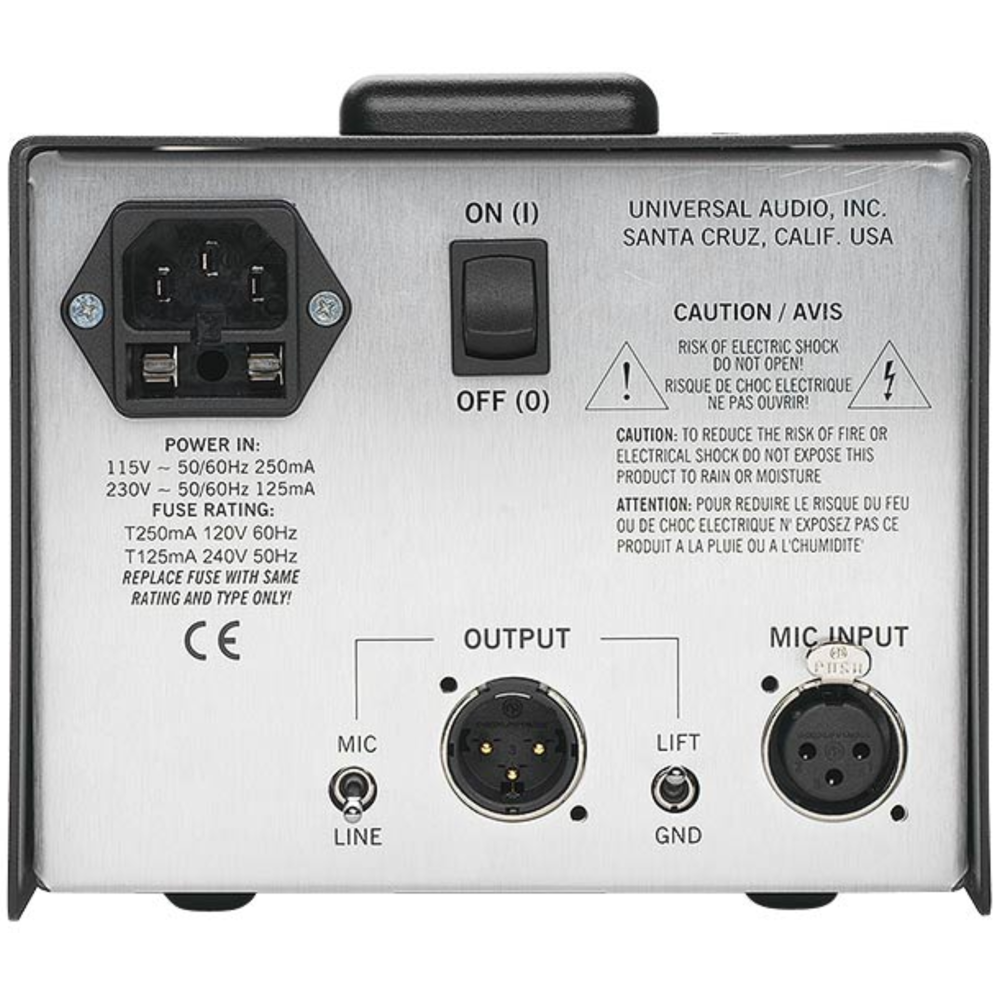 Universal Audio SOLO/610 Preamplificador de Micrófono a Tubo