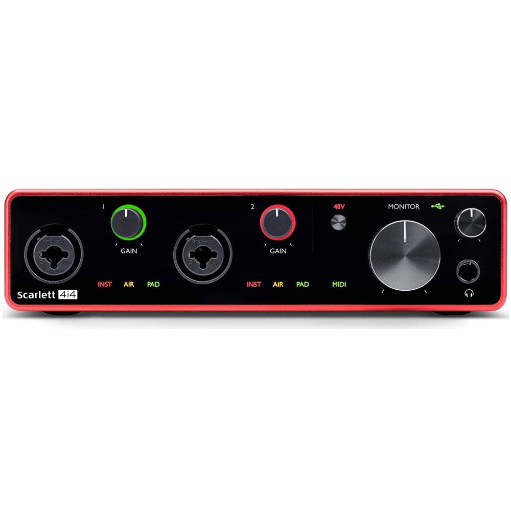 Focusrite SCARLETT 4I4 Interfaz de Audio USB-3