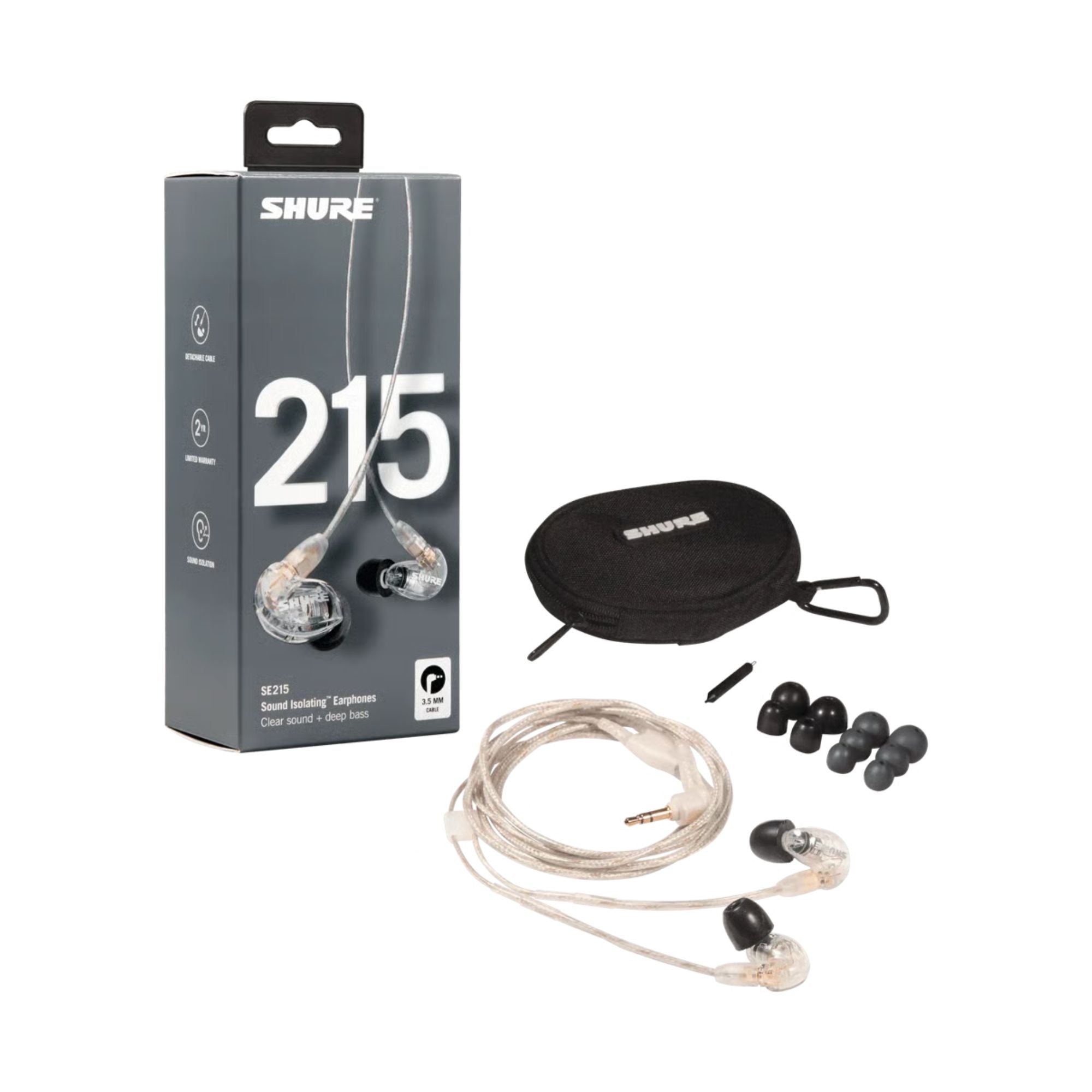 Shure SE-215 Audífonos In-ears