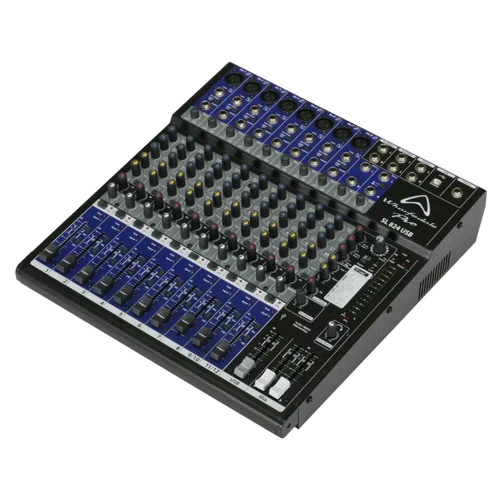 Wharfedale SL824USB Mezclador Análogo 12 Canales con FX