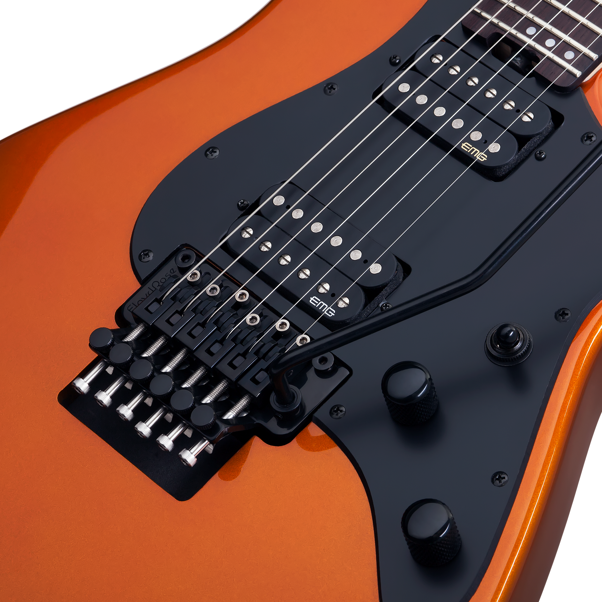 Schecter Sun Valley SS Lambo Orange Guitarra Eléctrica
