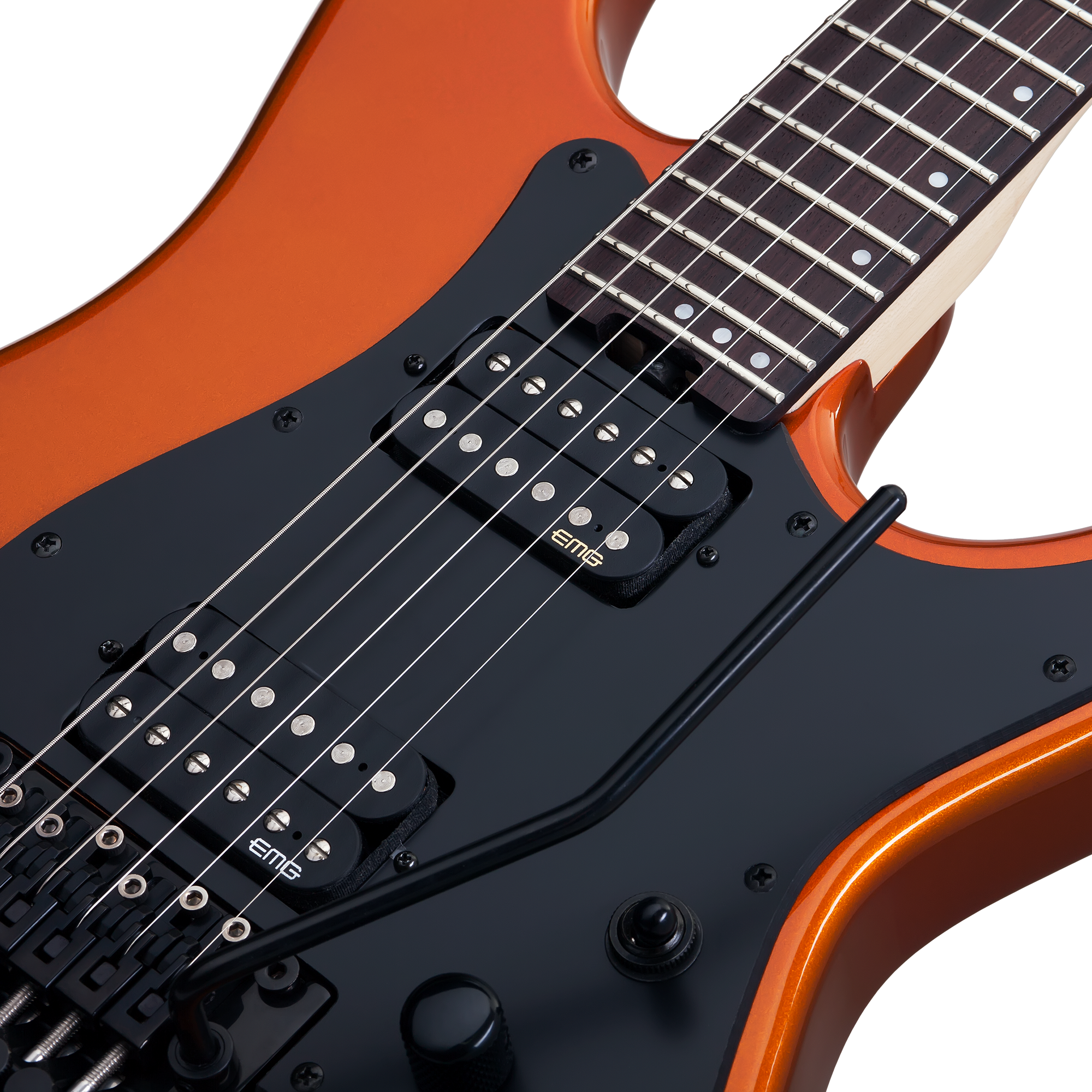 Schecter Sun Valley SS Lambo Orange Guitarra Eléctrica