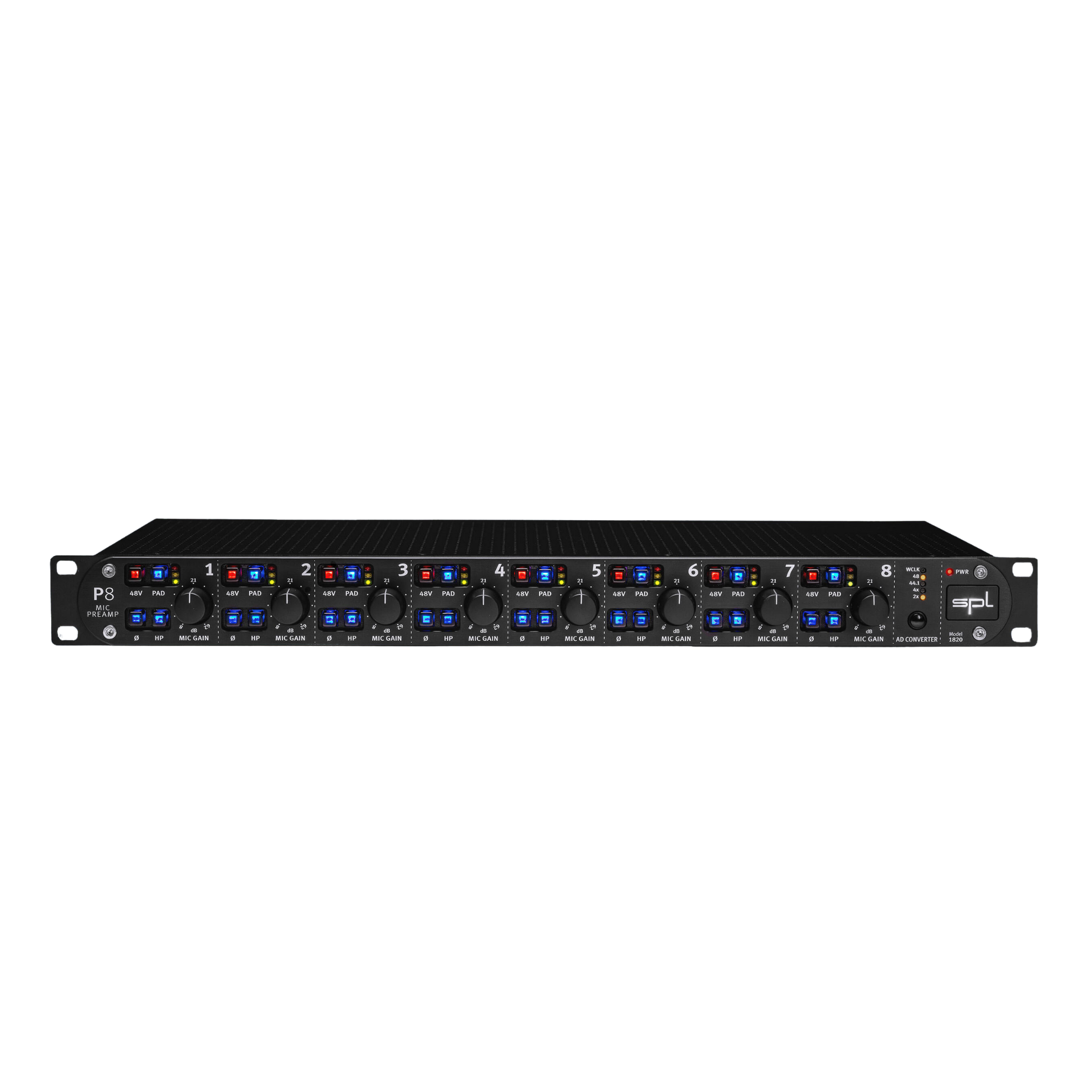 SPL P8 Preamplificador de 8 canales