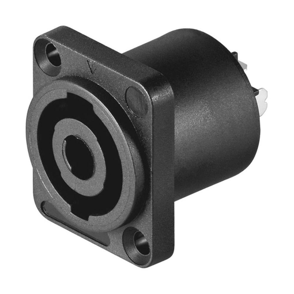 Accuracy Pro Audio SPN022 Conector Speakon Chasis Cuadrado 4 Polos