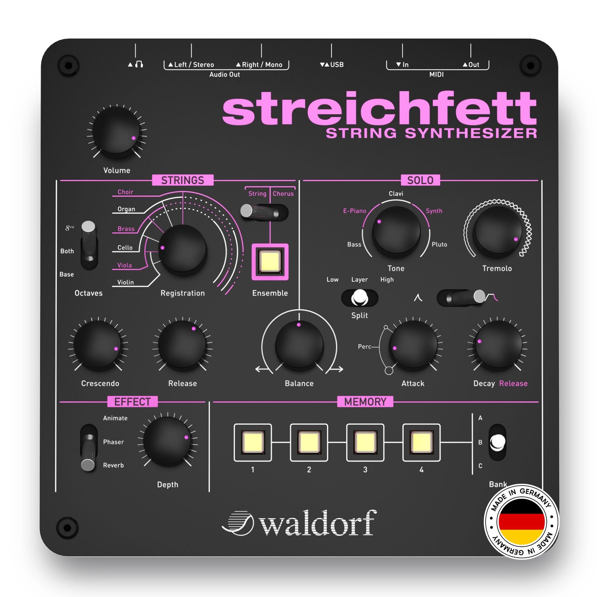 Waldorf STREICHFETT Sintetizador Polifónico