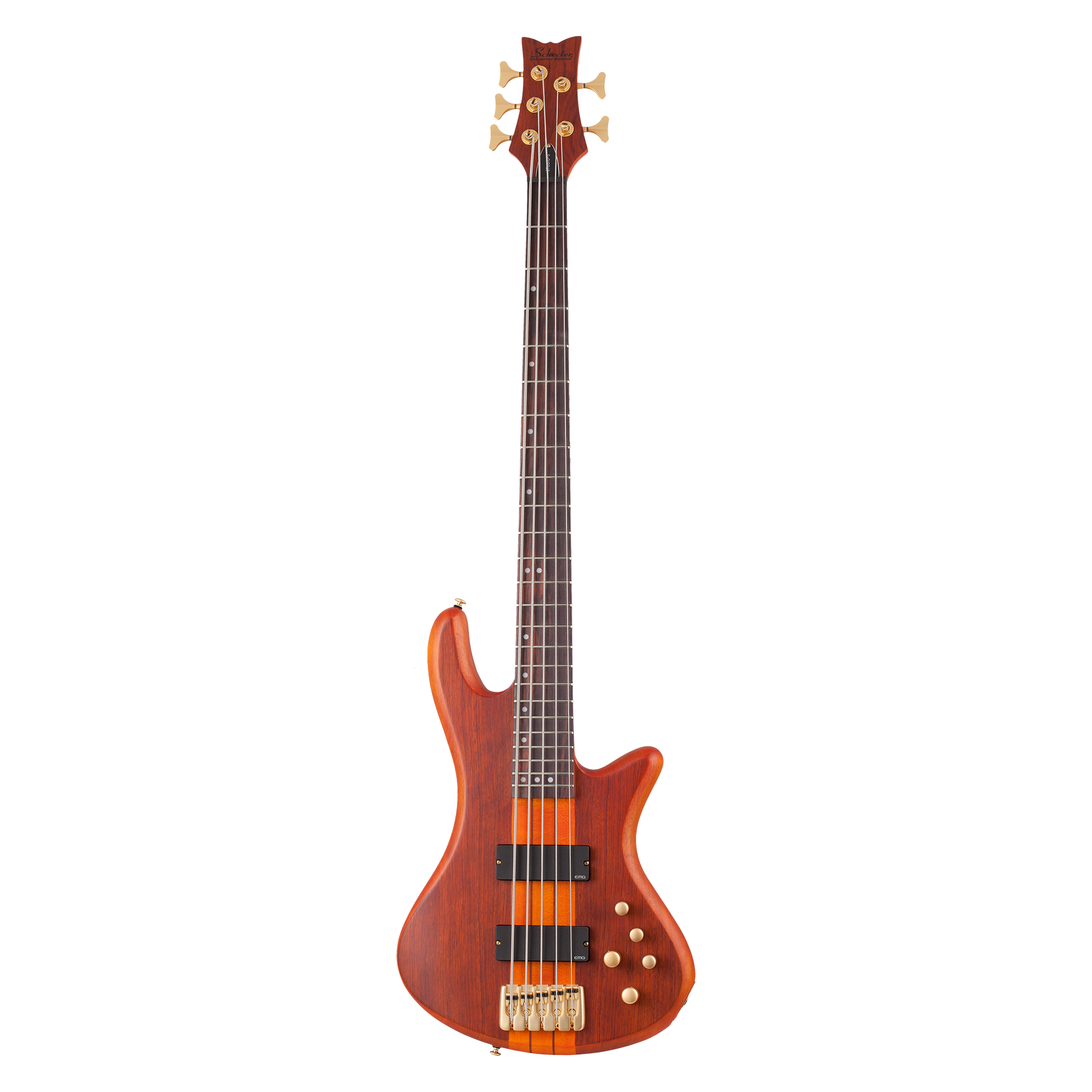Schecter Stiletto Studio-5 Honey Satin Bajo Eléctrico
