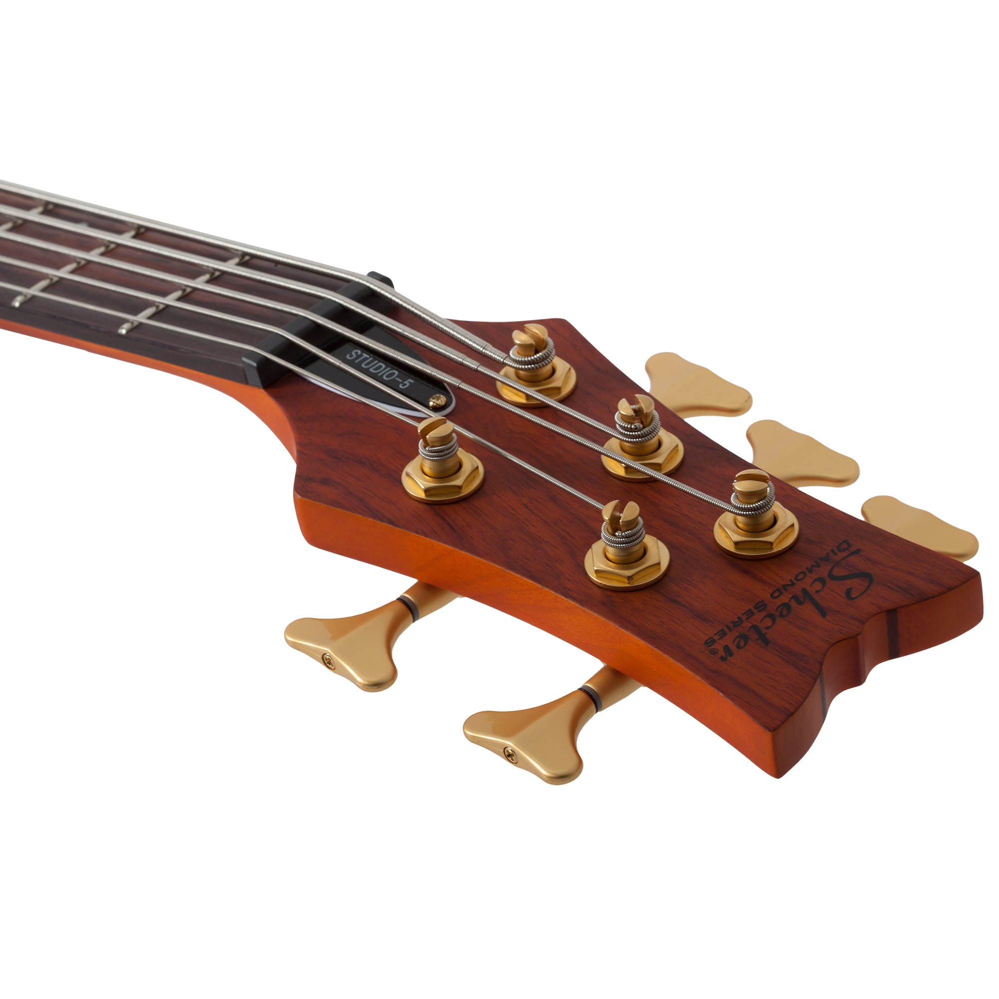 Schecter Stiletto Studio-5 Honey Satin Bajo Eléctrico